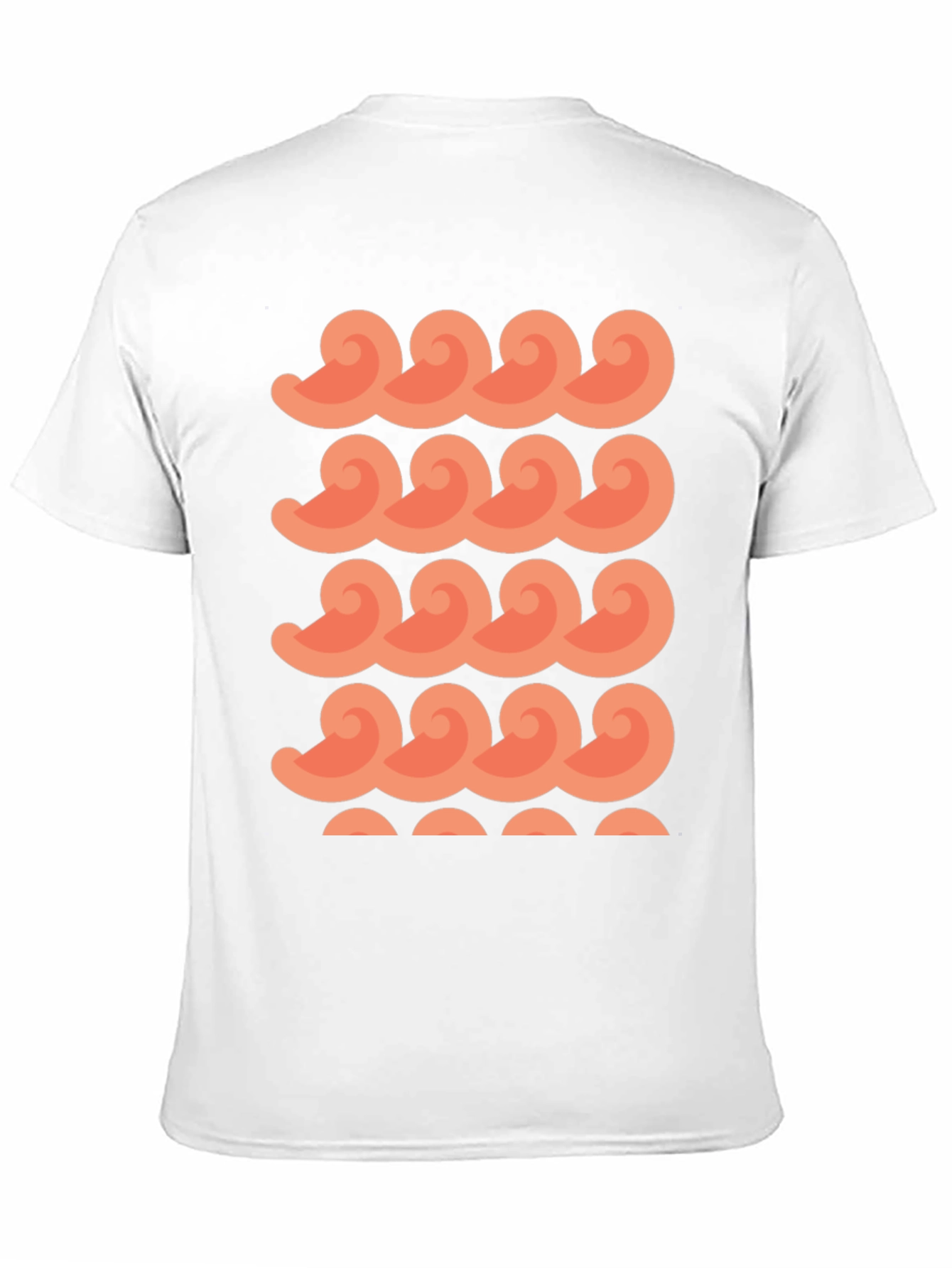 Retro Wave Design Black T-Shirt