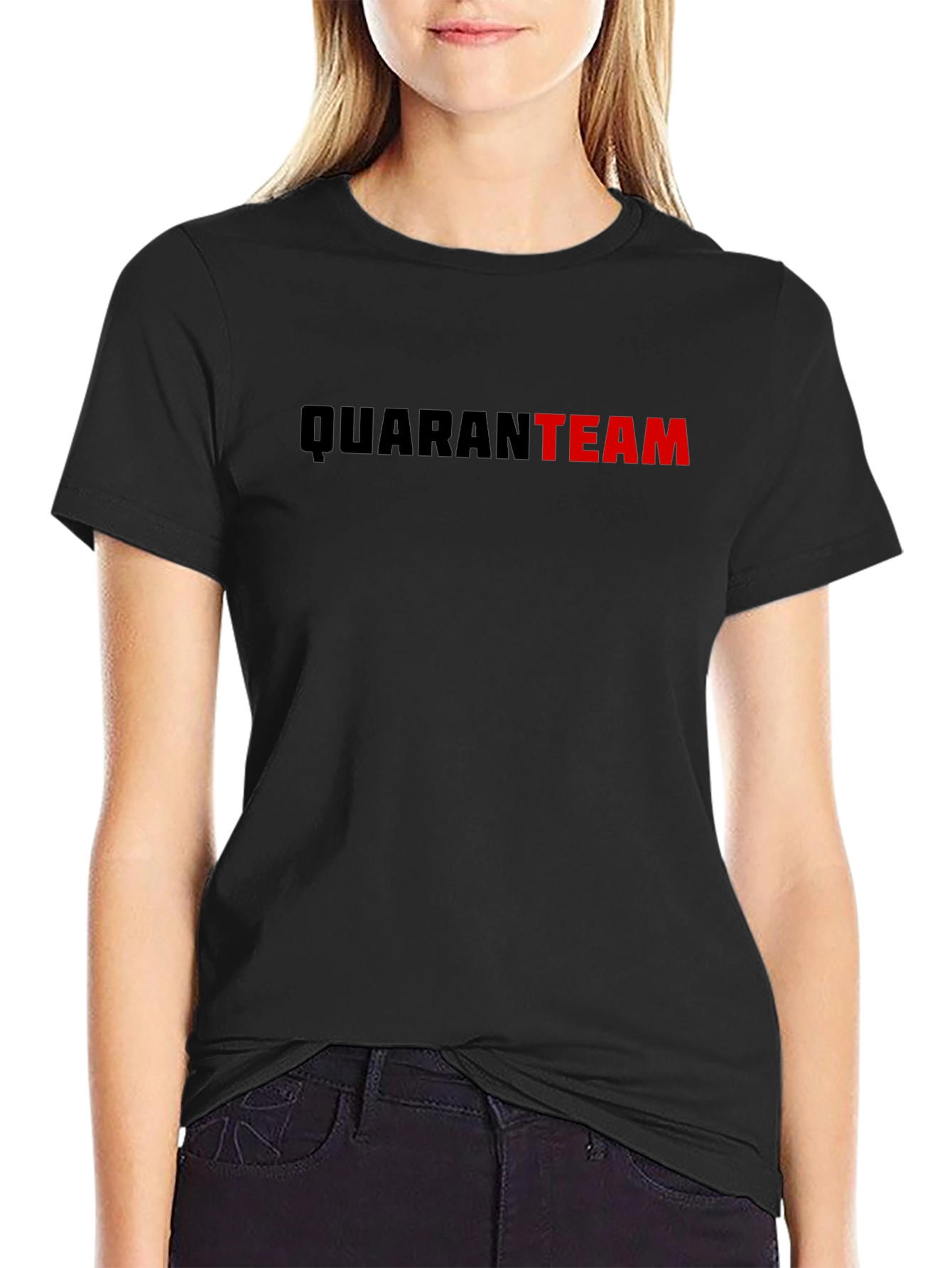 QuaranTeam T-Shirt - Stay Home & Safe!