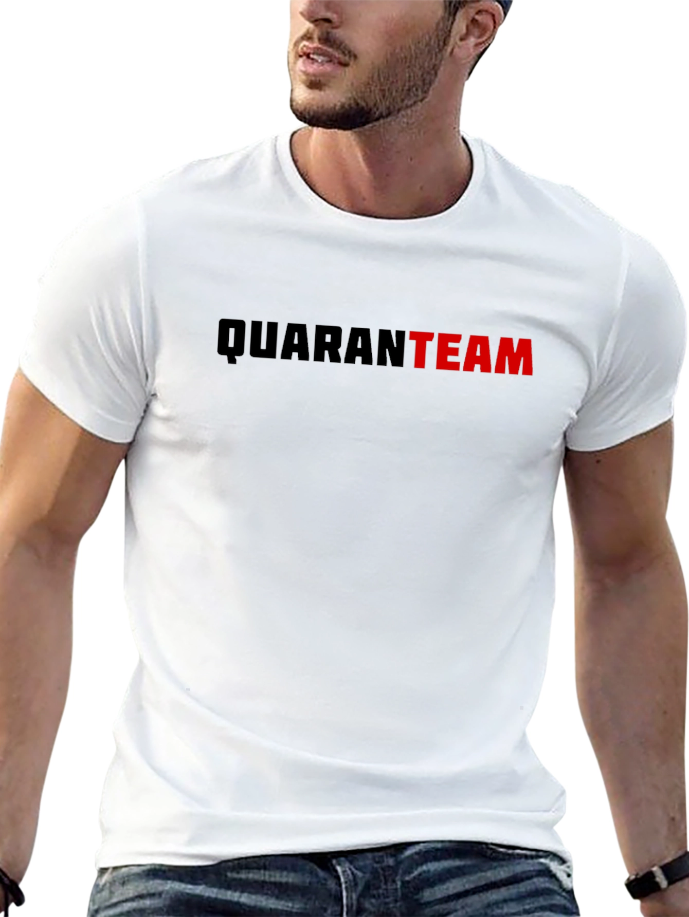 QuaranTeam T-Shirt - Stay Home & Safe!