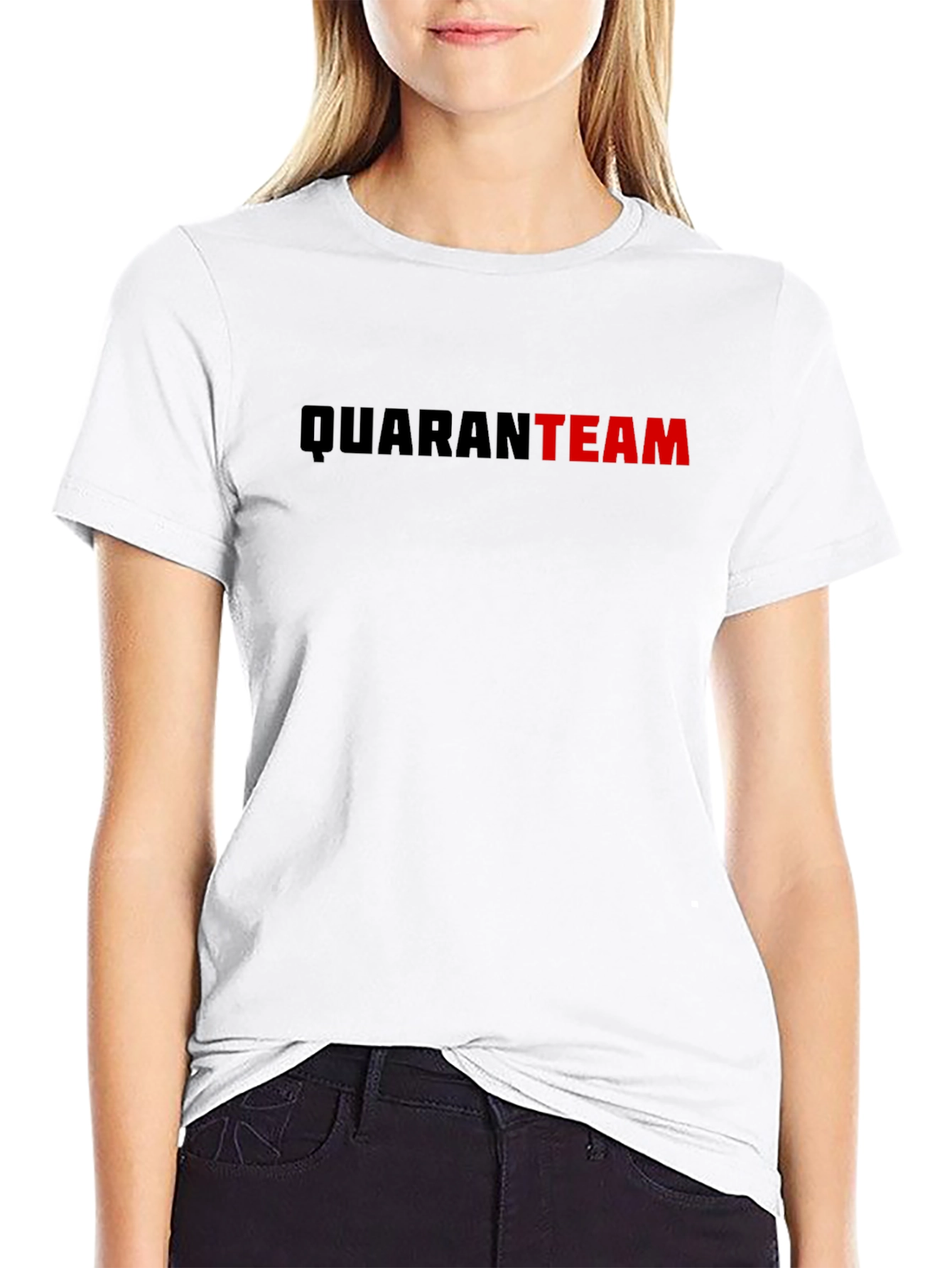 QuaranTeam T-Shirt - Stay Home & Safe!