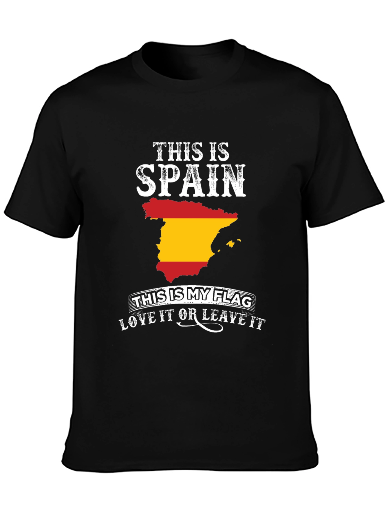 This is Spain Flag Graphic T-Shirt