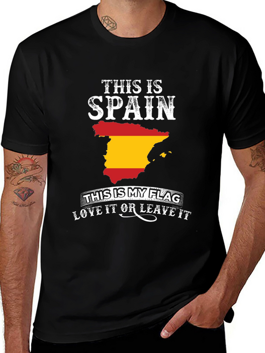 This is Spain Flag Graphic T-Shirt