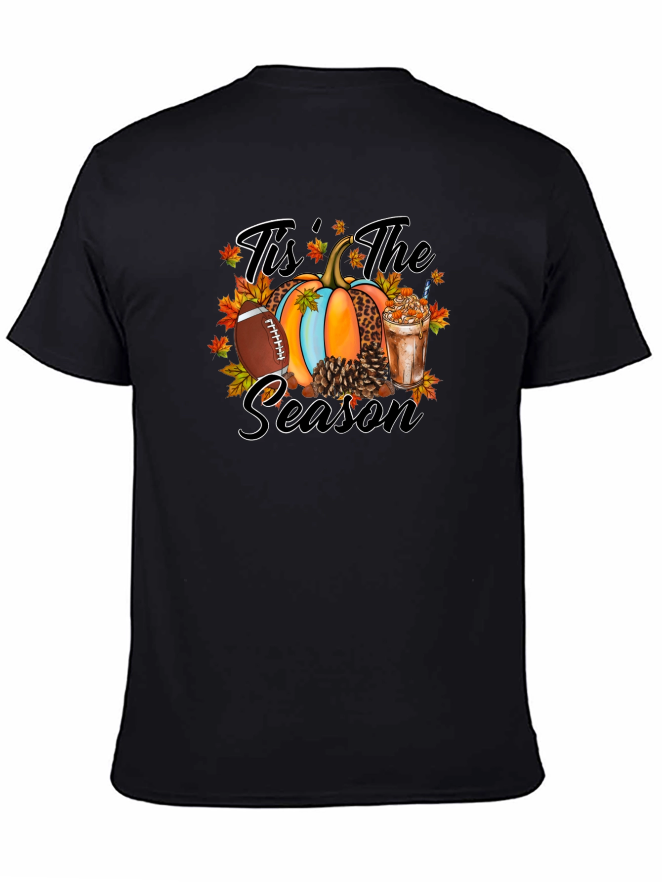 Tis The Season Football Pumpkin T-Shirt