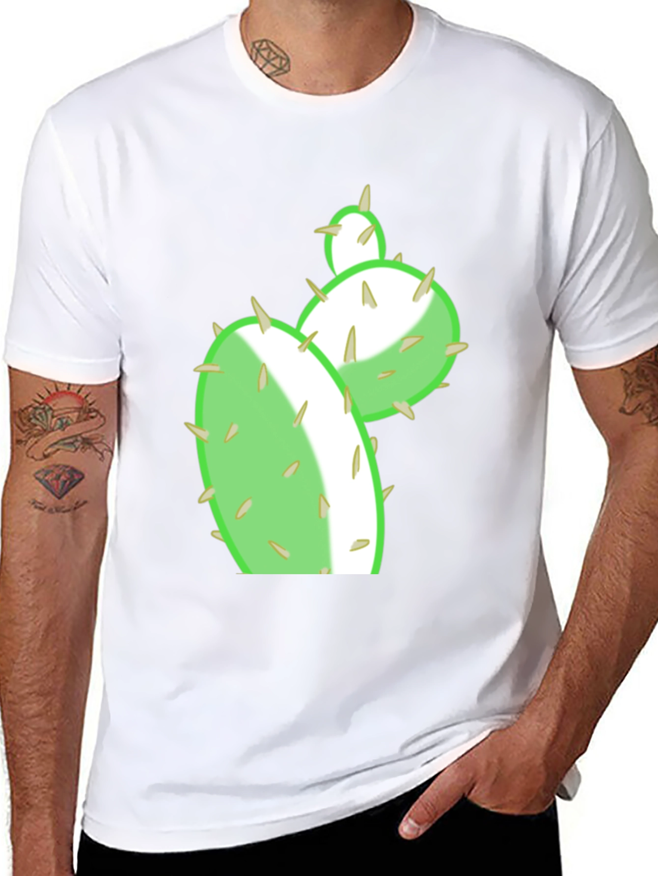 Cactus Graphic Print T-Shirt