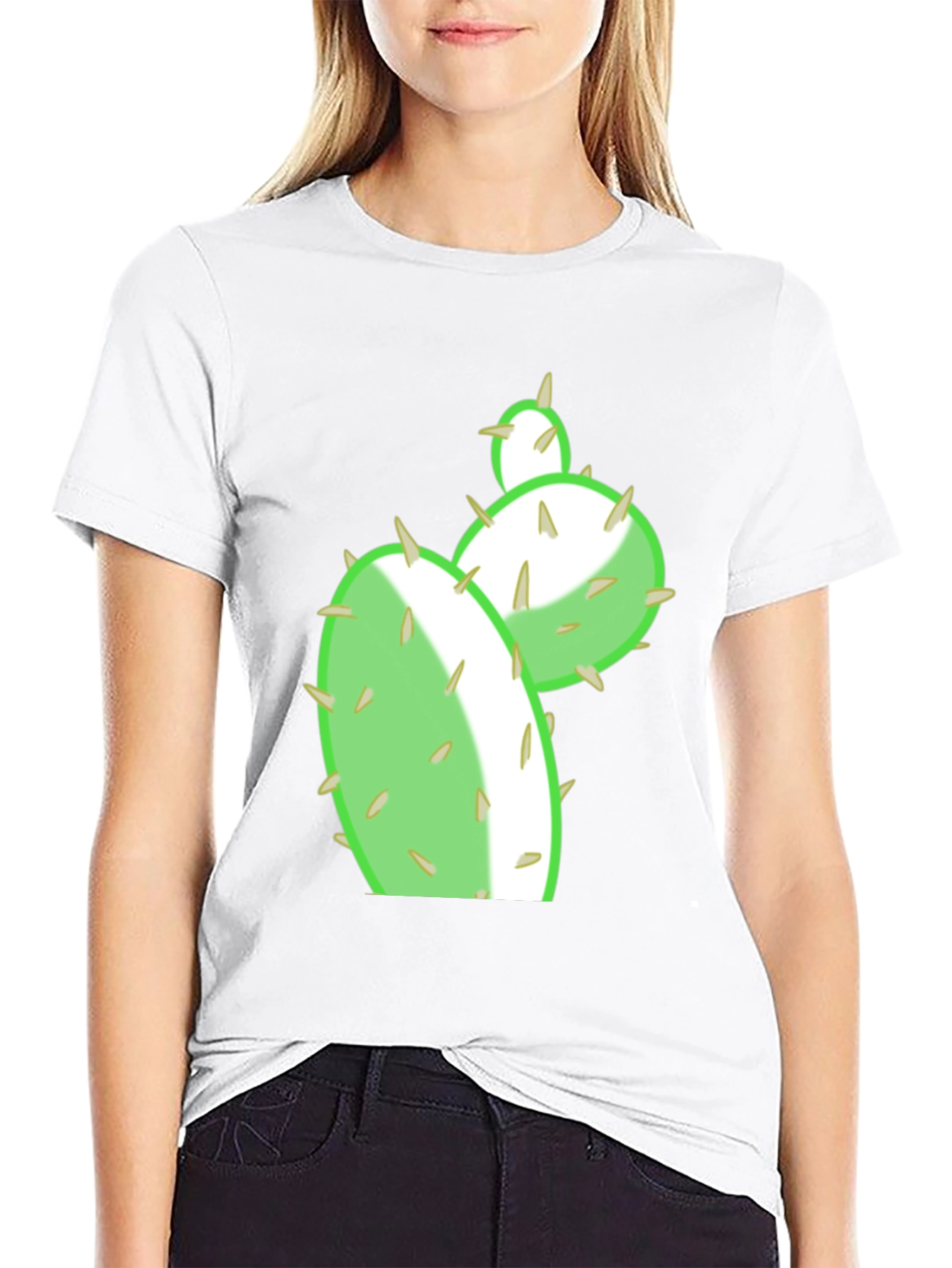 Cactus Graphic Print T-Shirt