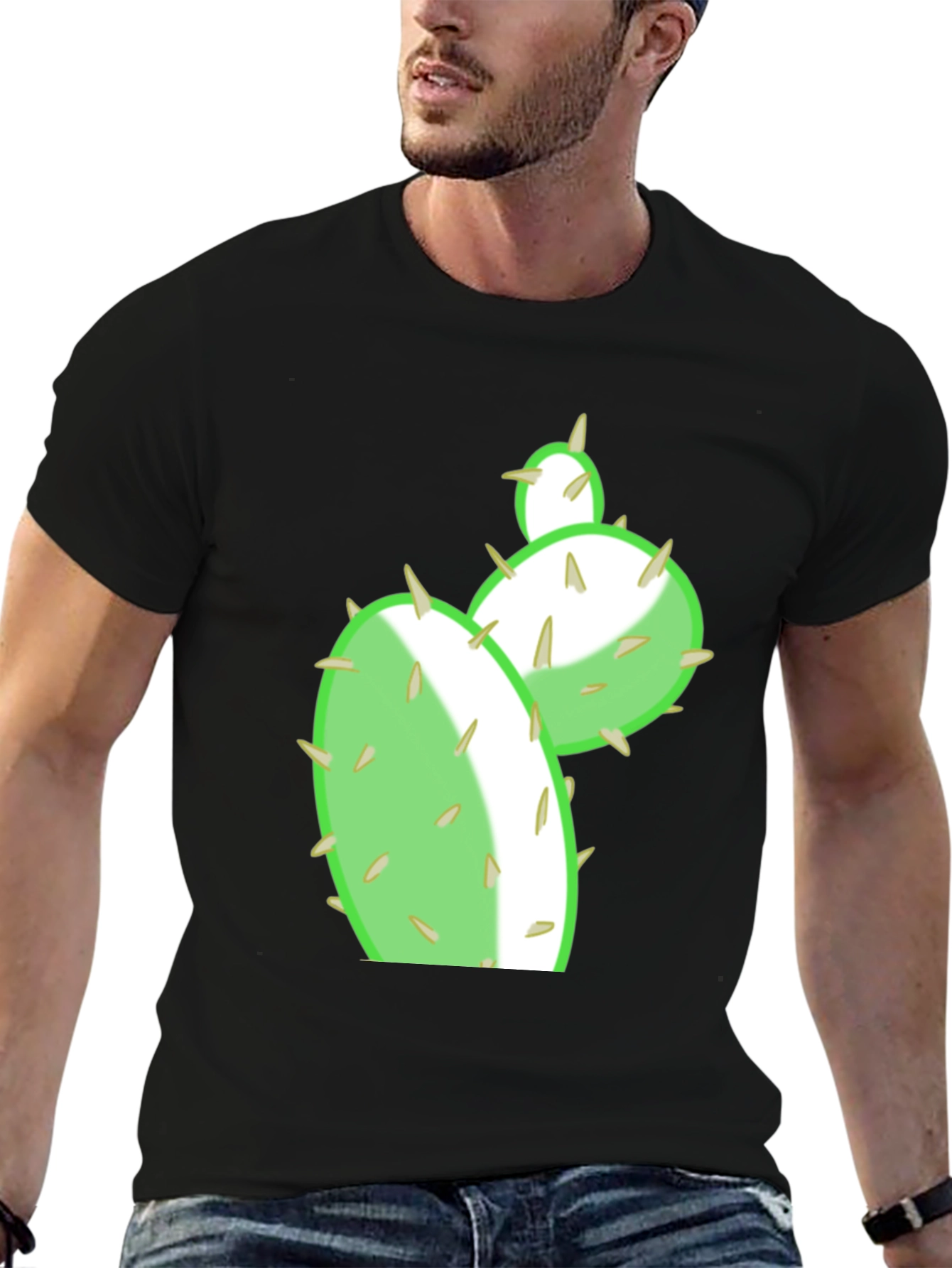 Cactus Graphic Print T-Shirt