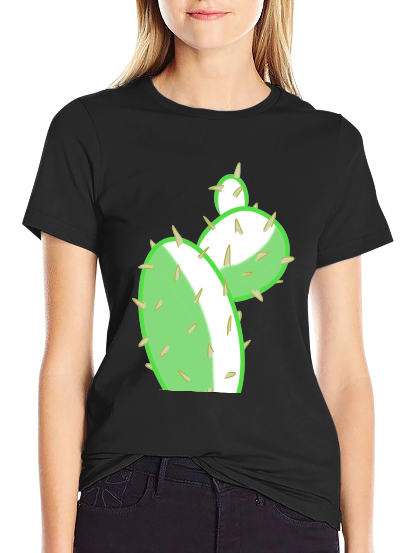 Cactus Graphic Print T-Shirt