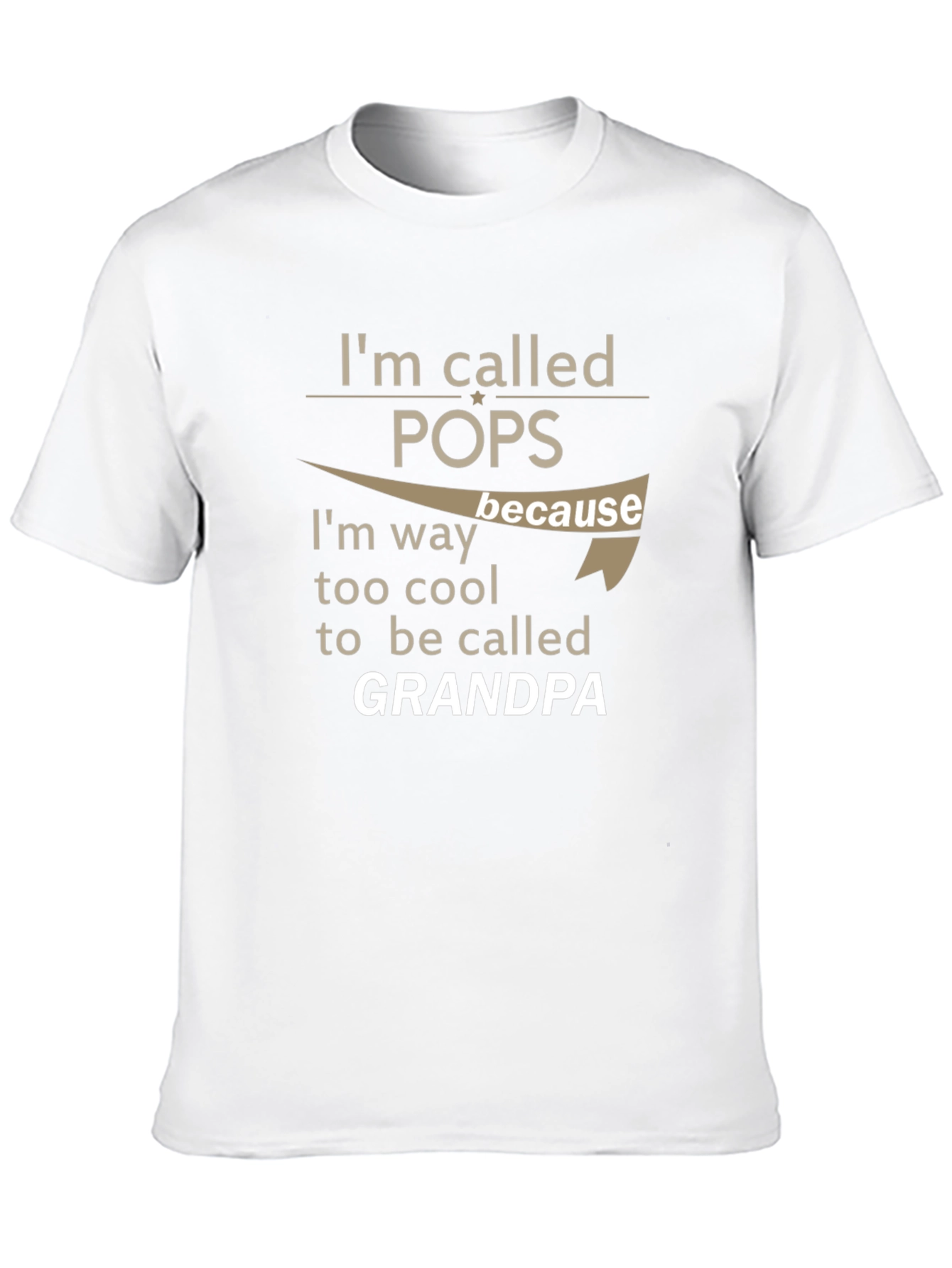 Im Called Pops T-Shirt - Cool Grandpa Tee