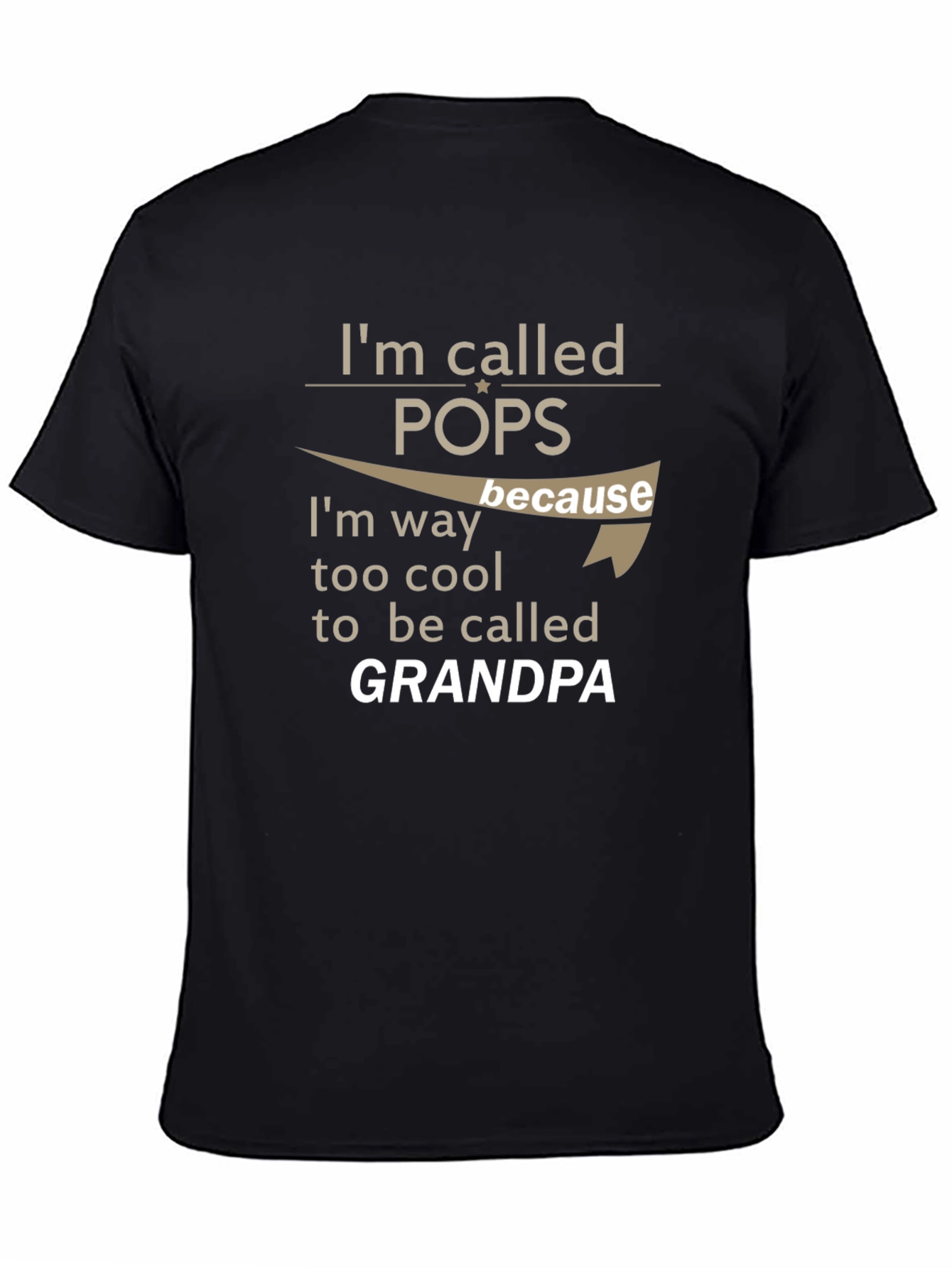 Im Called Pops T-Shirt - Cool Grandpa Tee