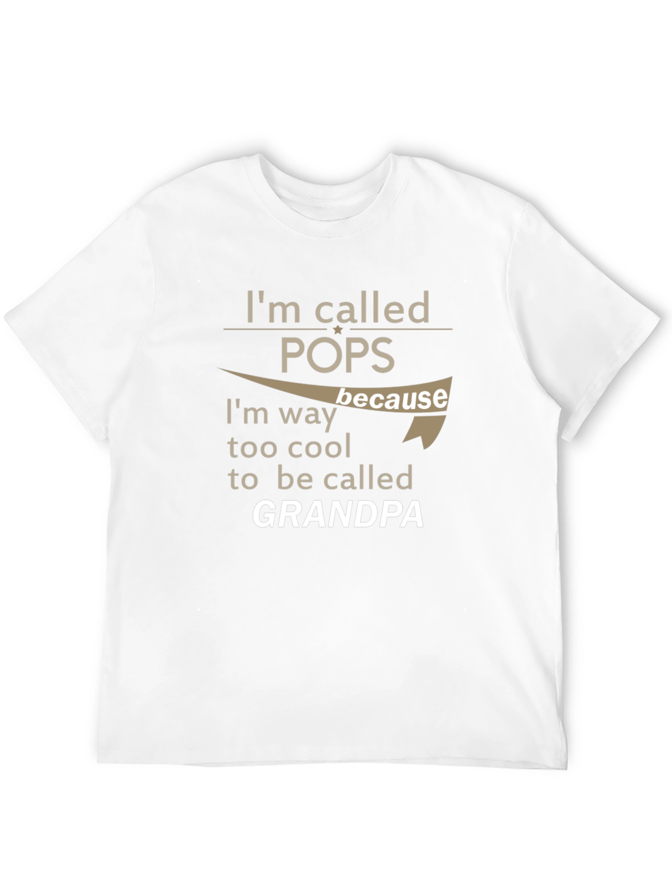 Im Called Pops T-Shirt - Cool Grandpa Tee