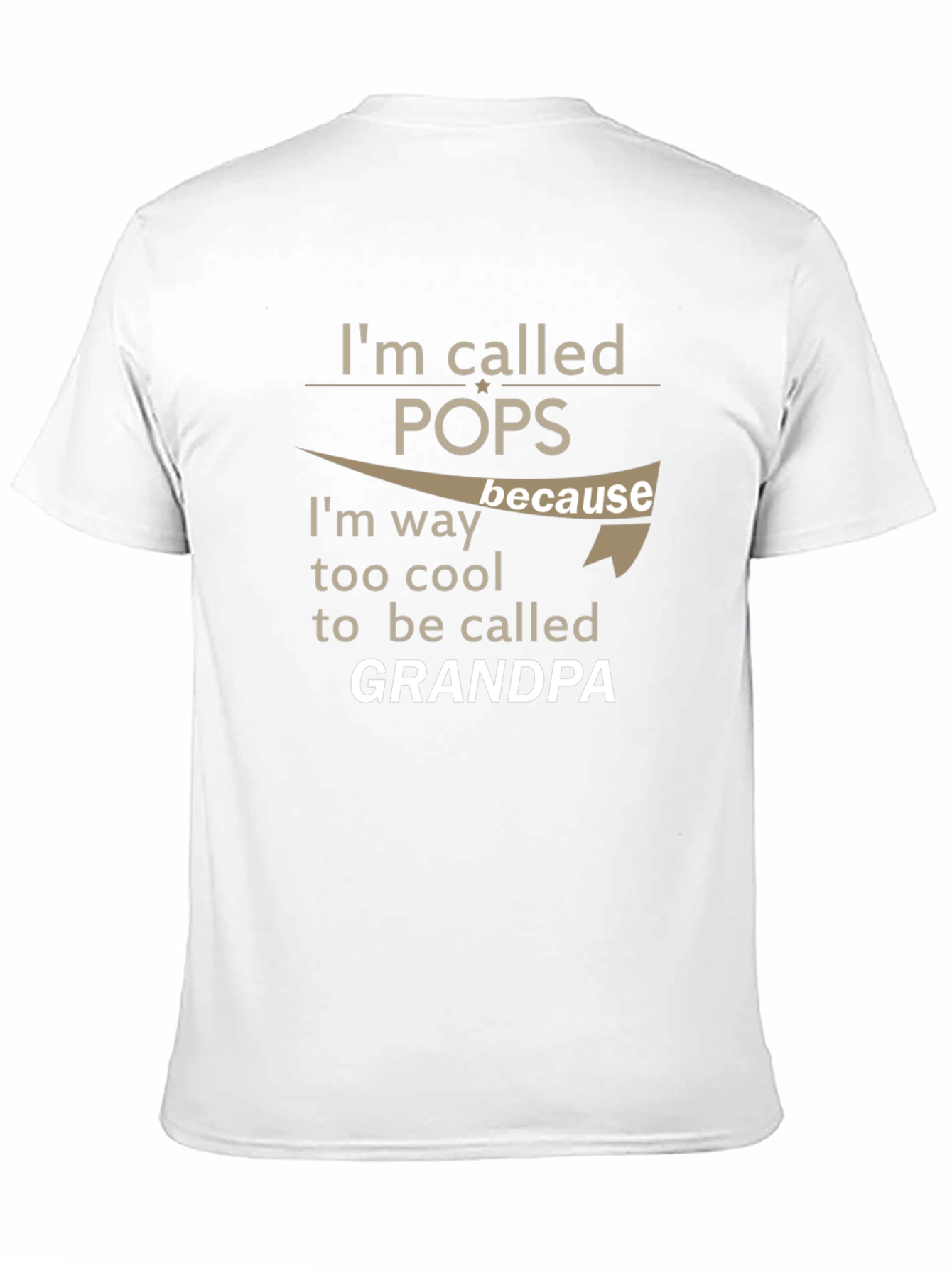 Im Called Pops T-Shirt - Cool Grandpa Tee