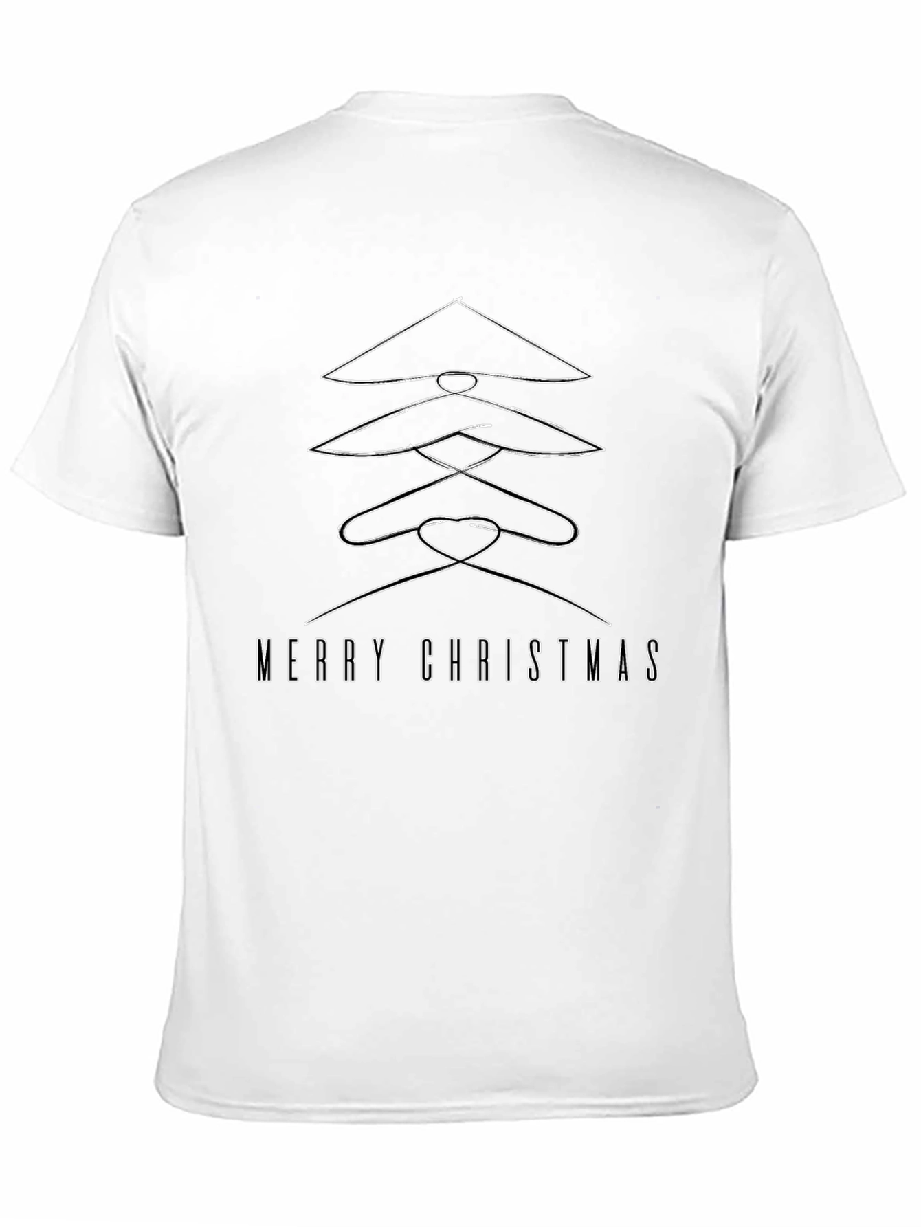 Merry Christmas Clothes Hanger Tree T-Shirt