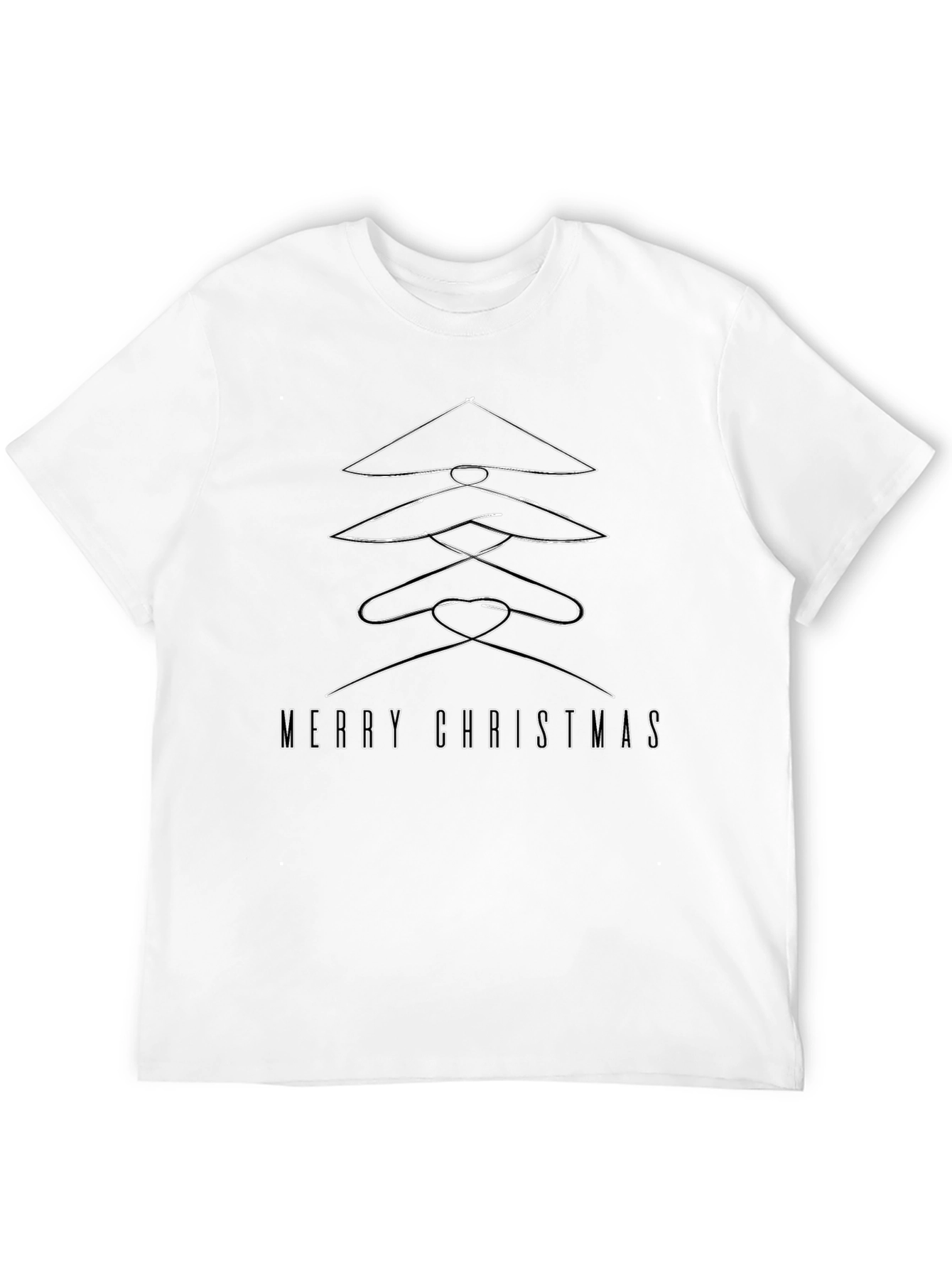 Merry Christmas Clothes Hanger Tree T-Shirt