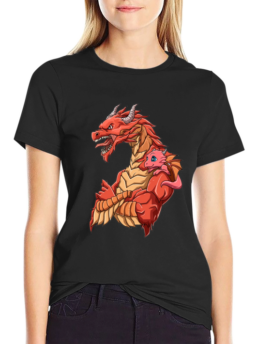 Dragon Family Graphic T-Shirt