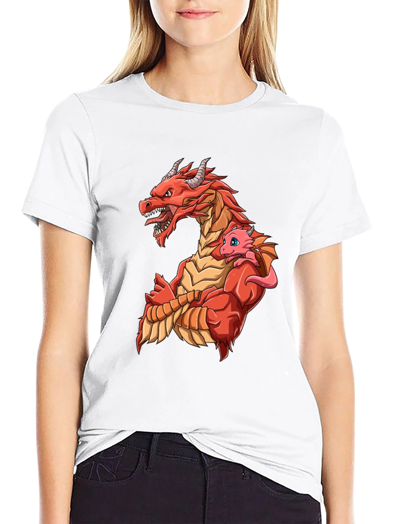Dragon Family Graphic T-Shirt
