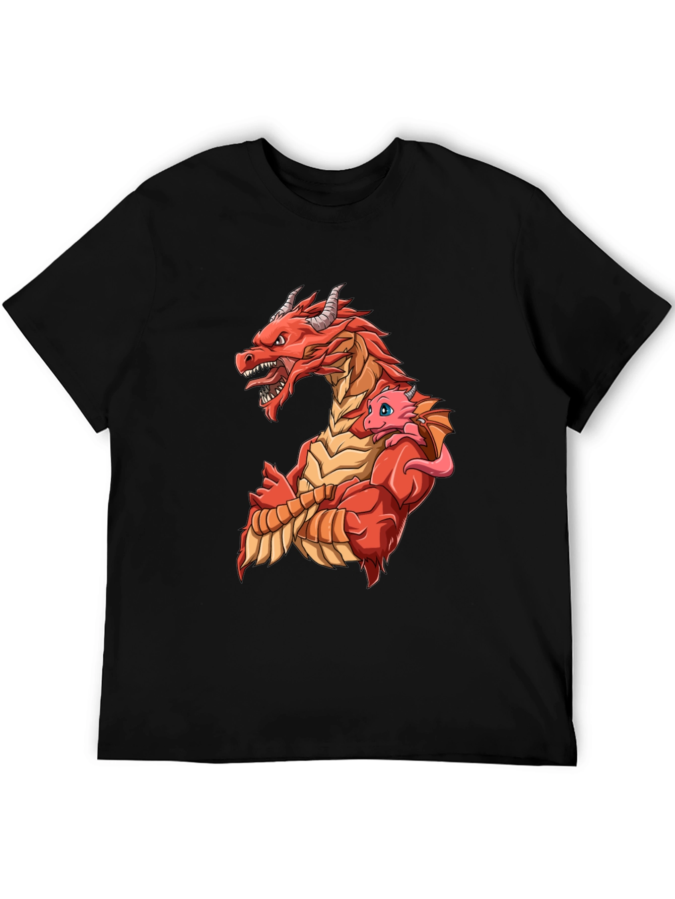 Dragon Family Graphic T-Shirt