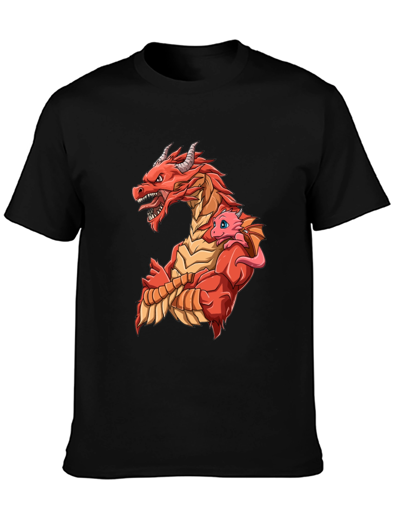 Dragon Family Graphic T-Shirt