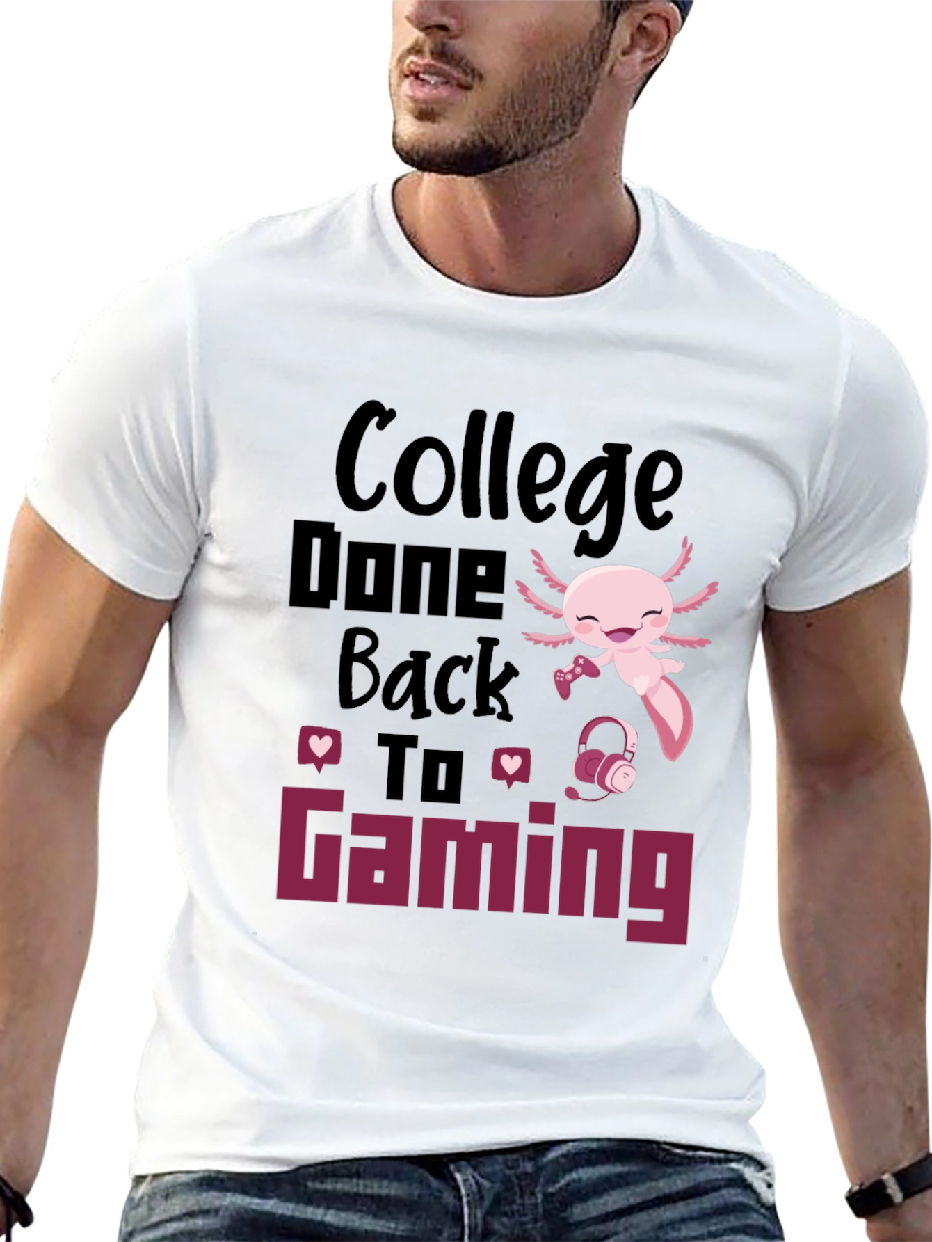 College Done Back To Gaming T-Shirt