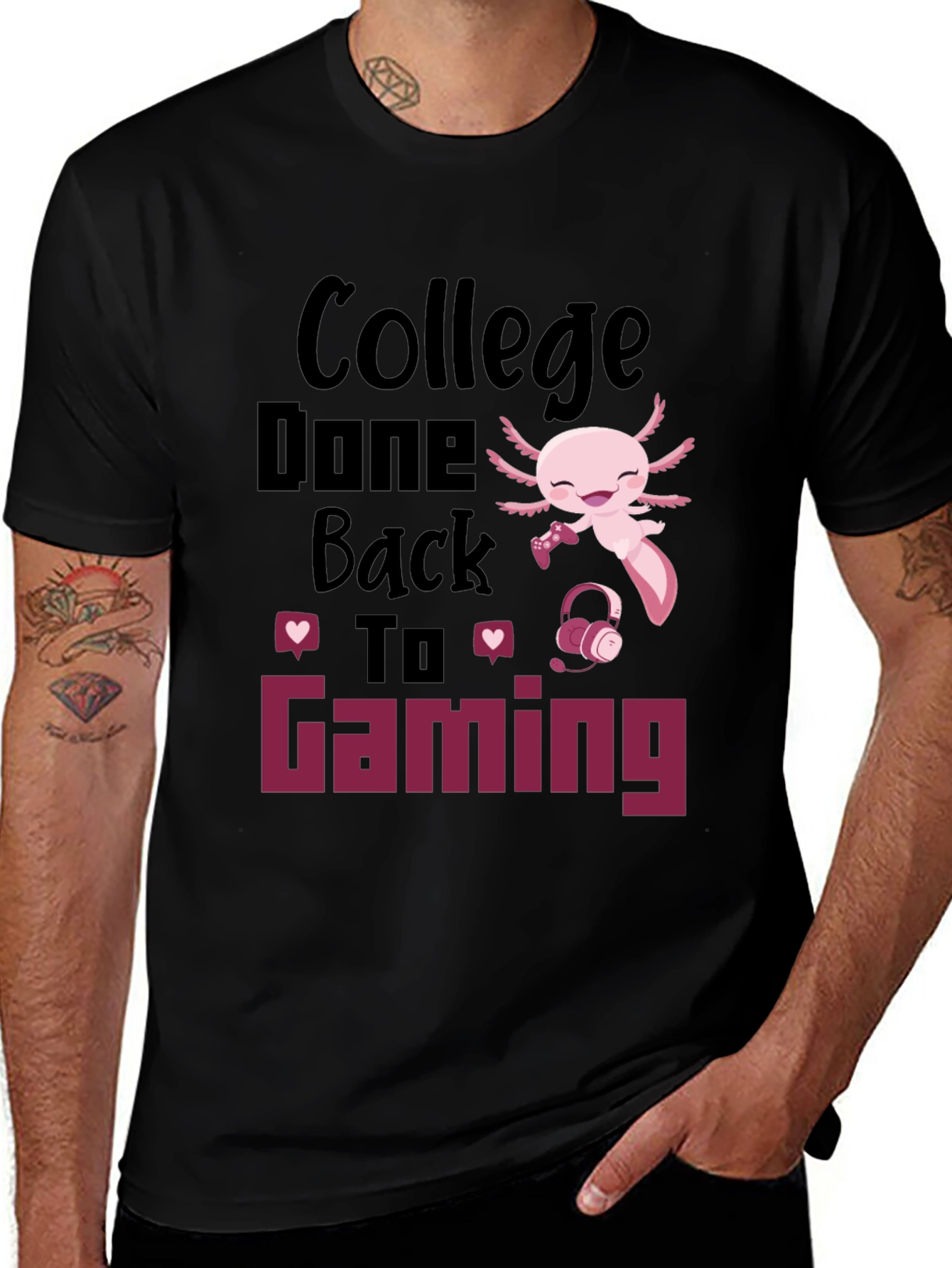 College Done Back To Gaming T-Shirt