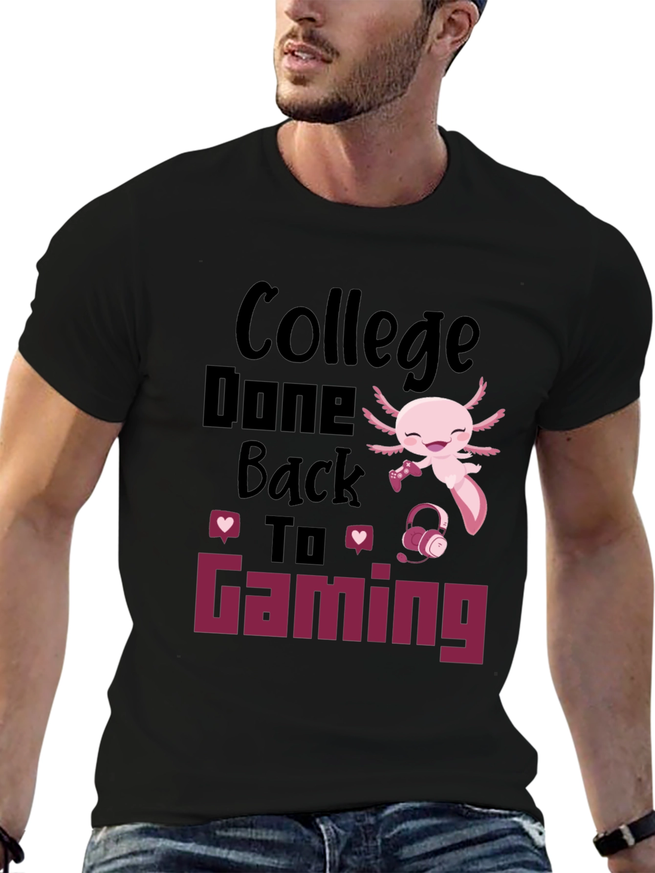College Done Back To Gaming T-Shirt
