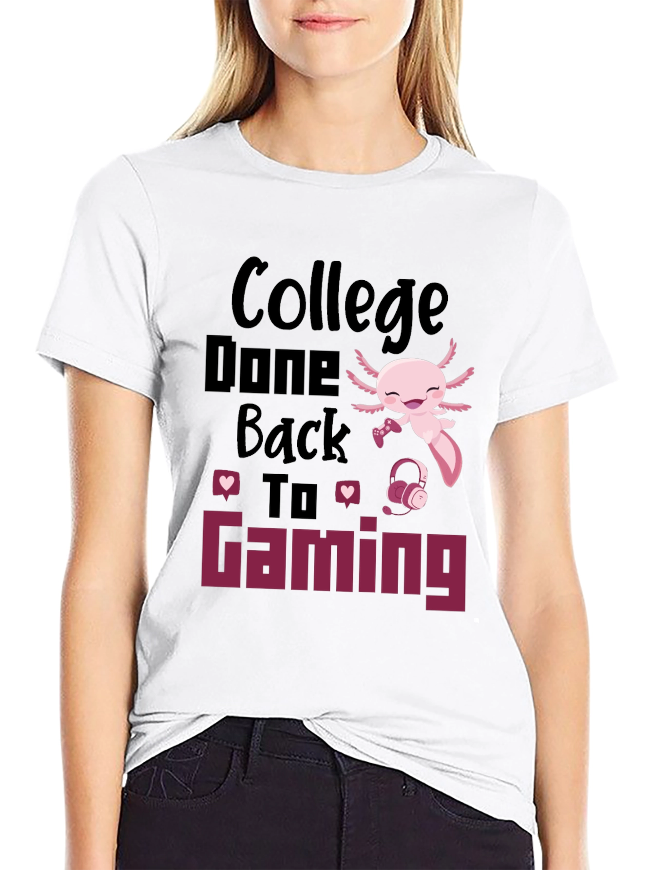 College Done Back To Gaming T-Shirt