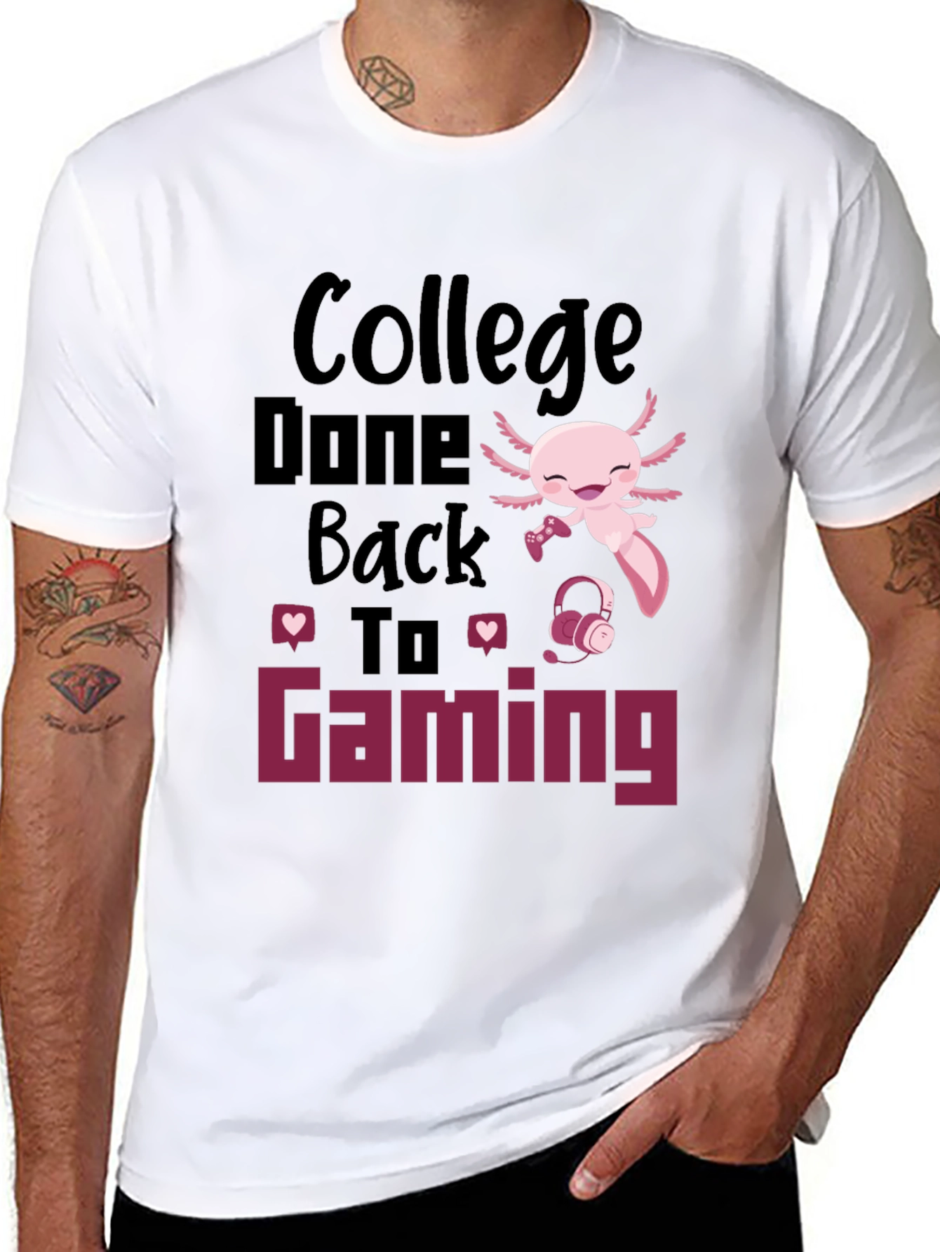 College Done Back To Gaming T-Shirt