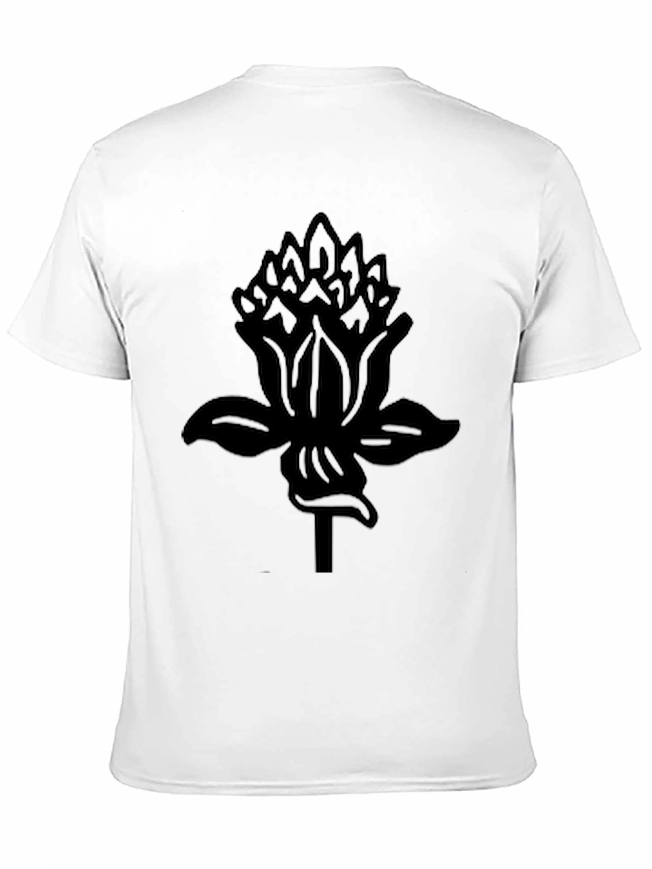 Black Floral Print T-Shirt