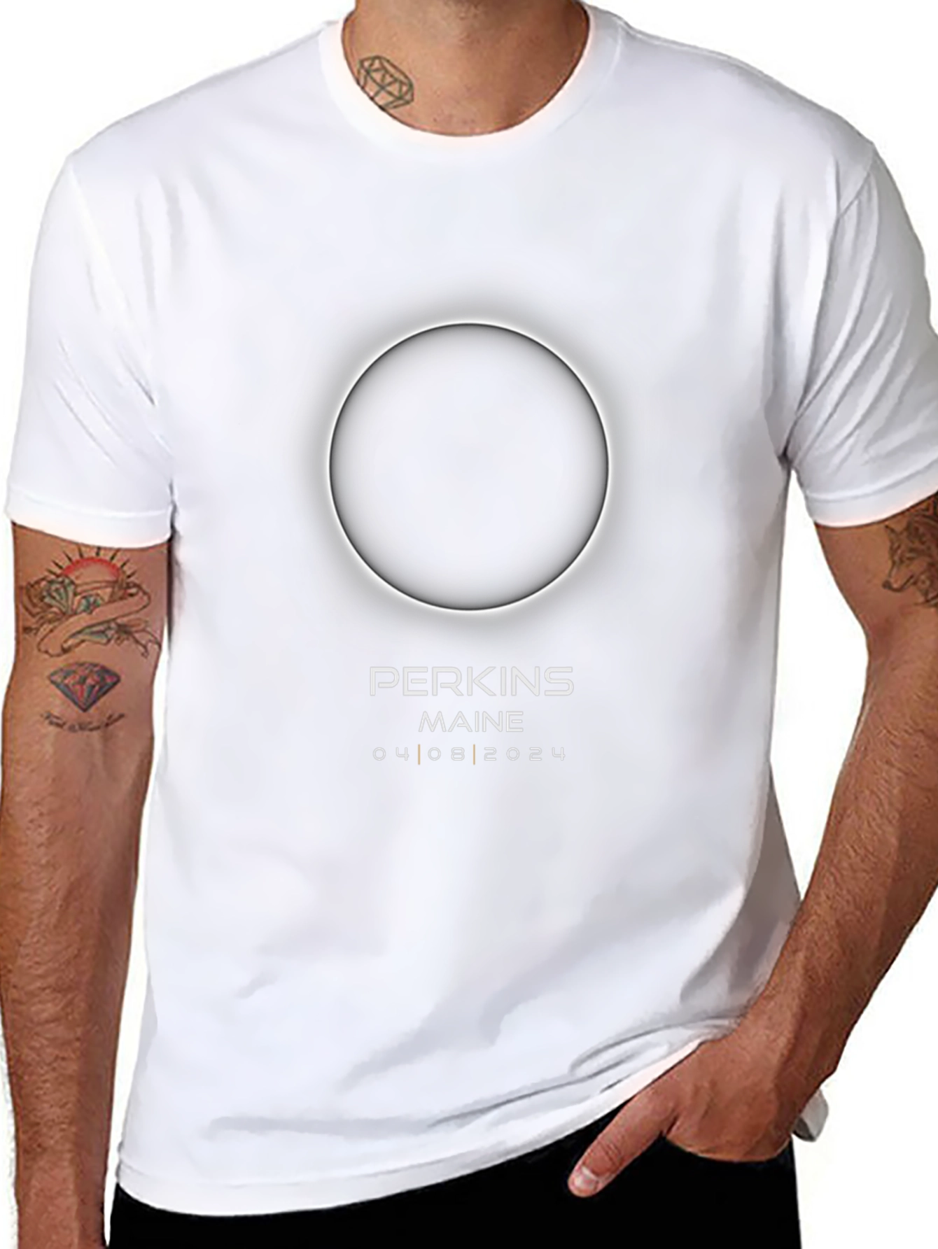 Perkins Maine Eclipse 2024 T-Shirt