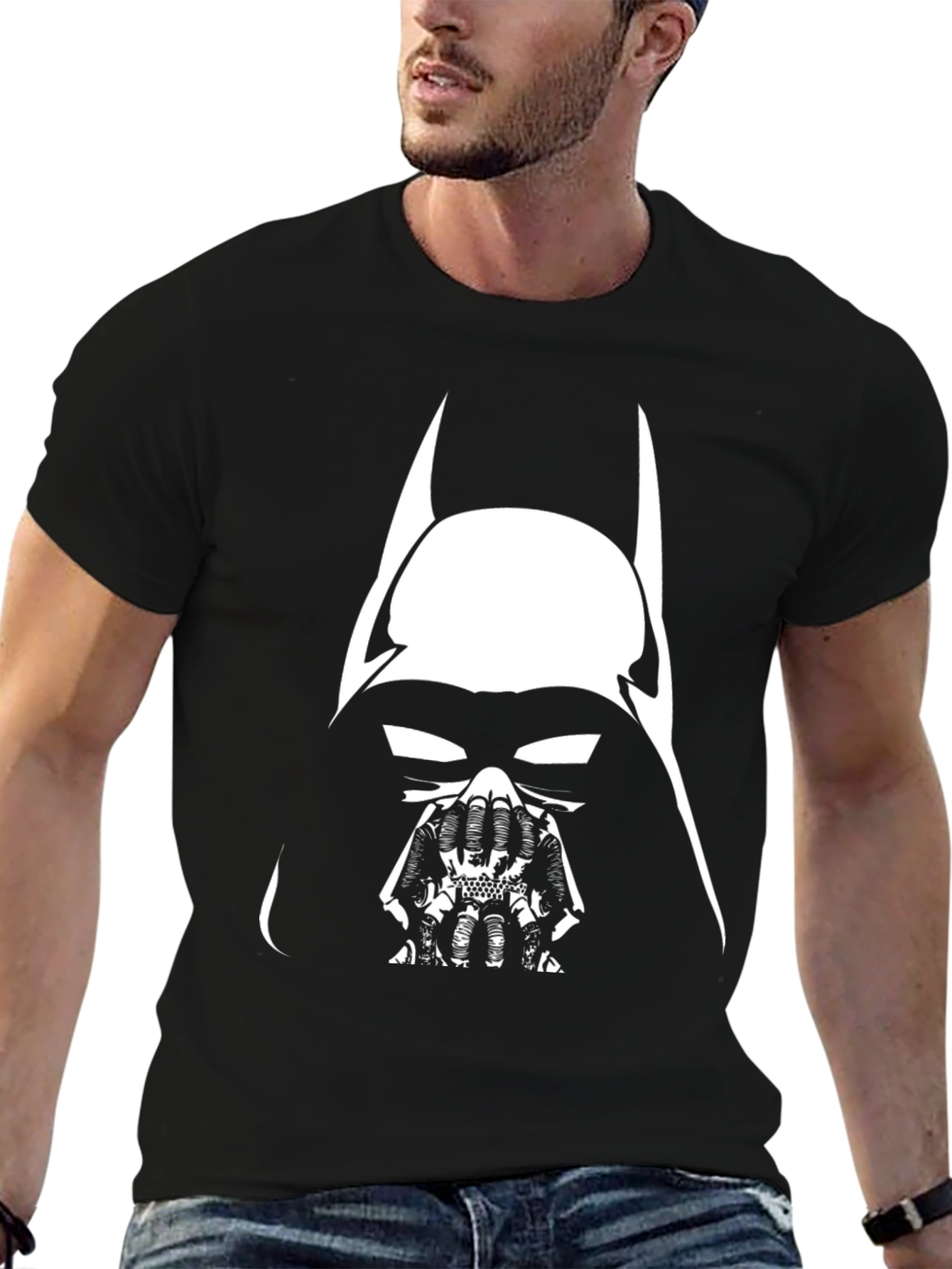 Batman Bane Mashup Black T-Shirt