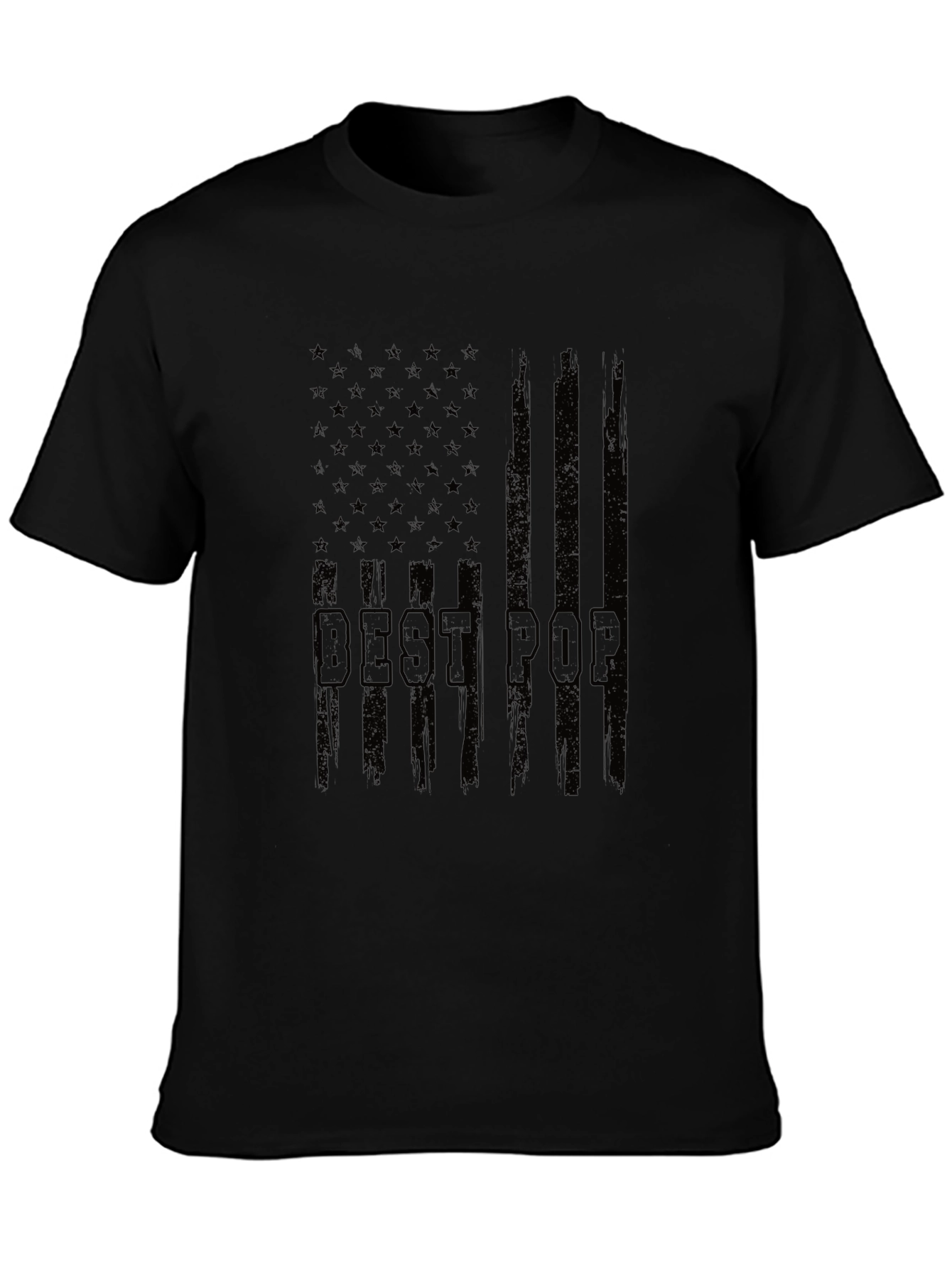 Best Pop American Flag Graphic T-Shirt
