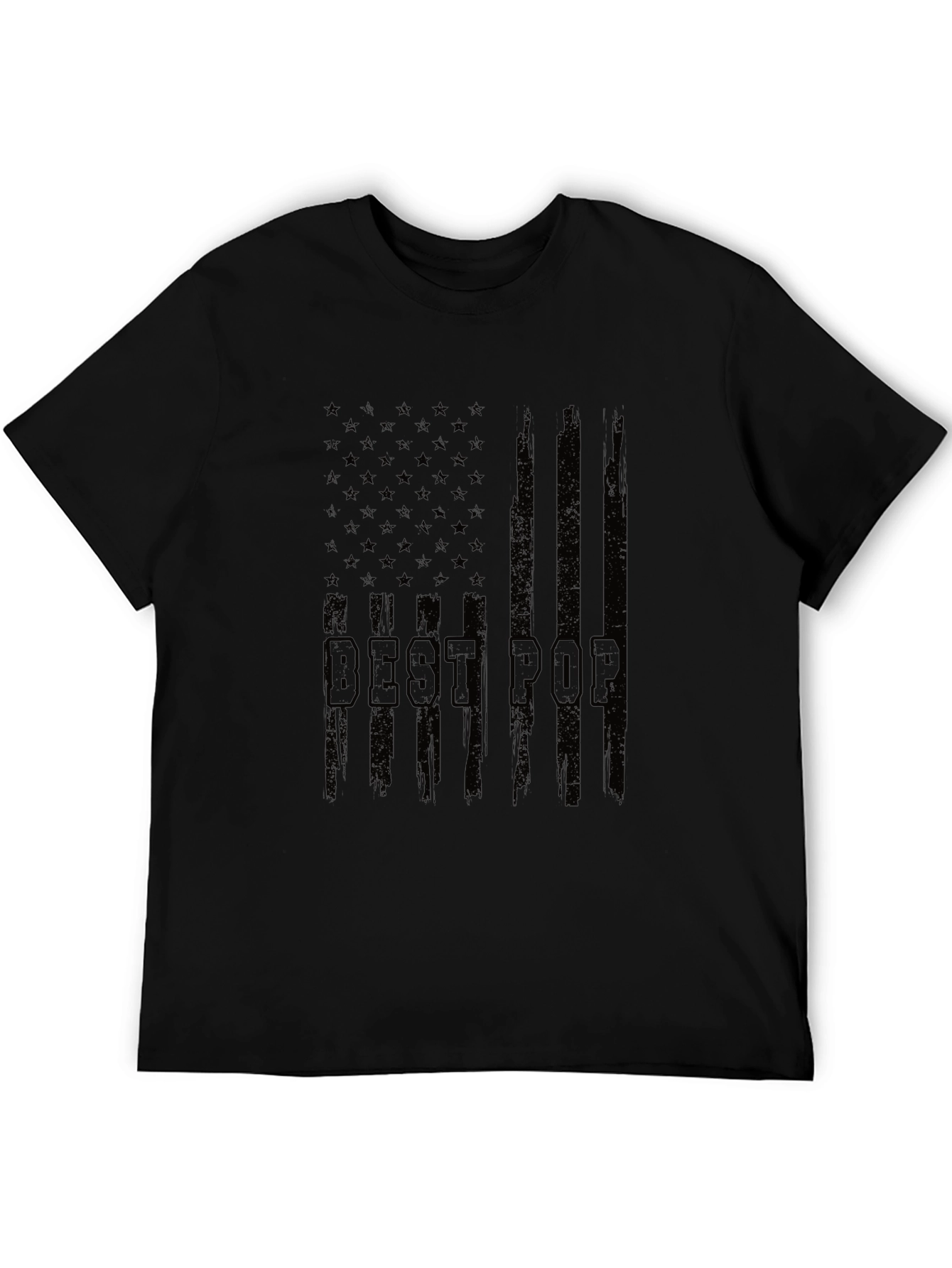 Best Pop American Flag Graphic T-Shirt