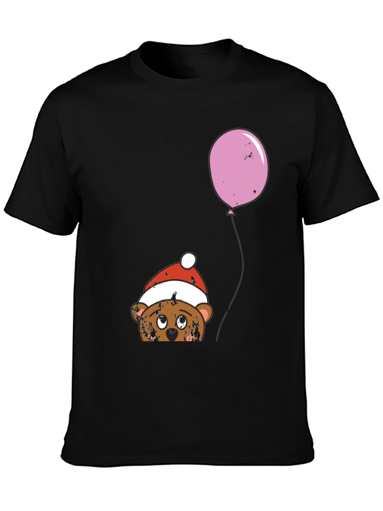 Cute Bear with Balloon Graphic Tee