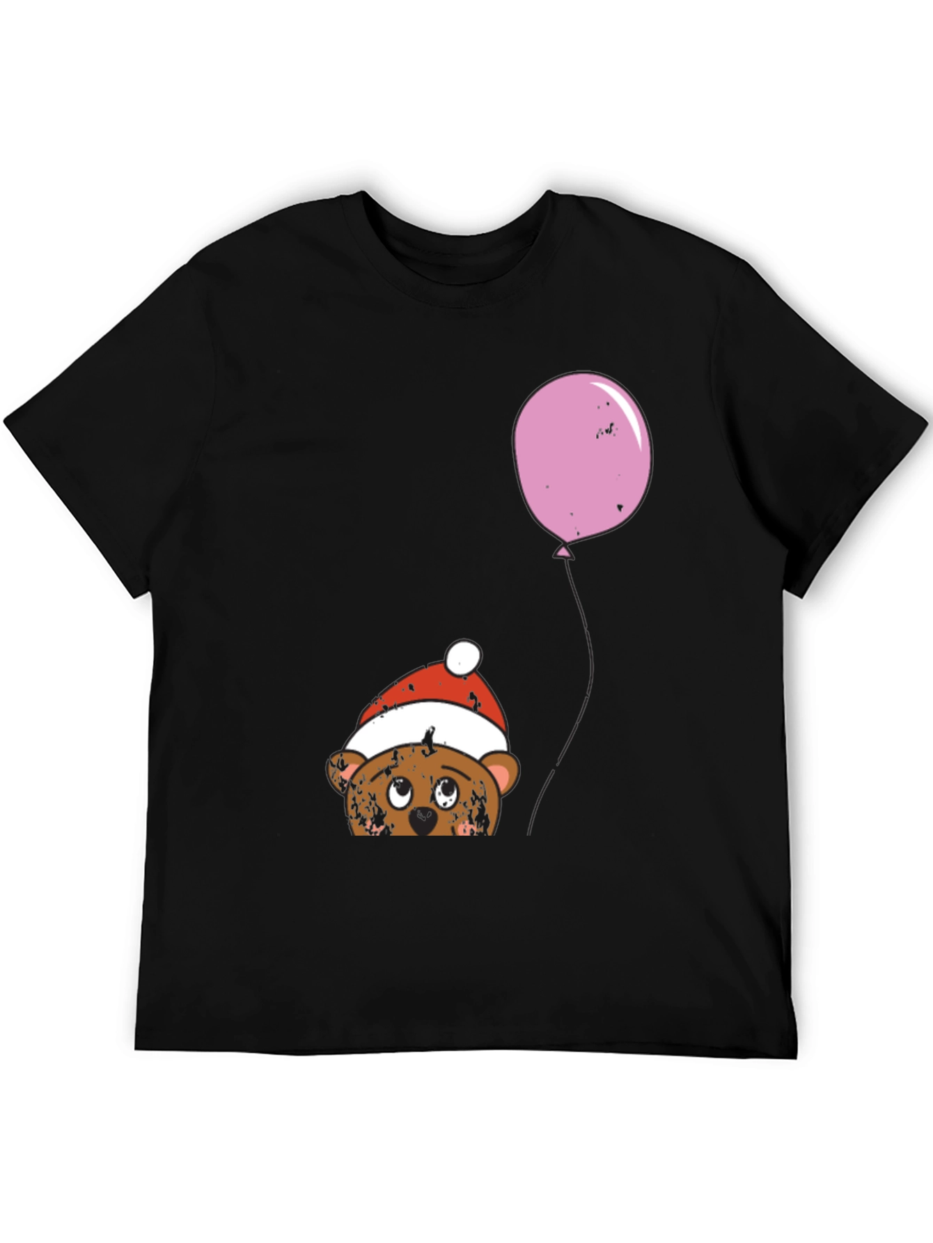 Cute Bear with Balloon Graphic Tee
