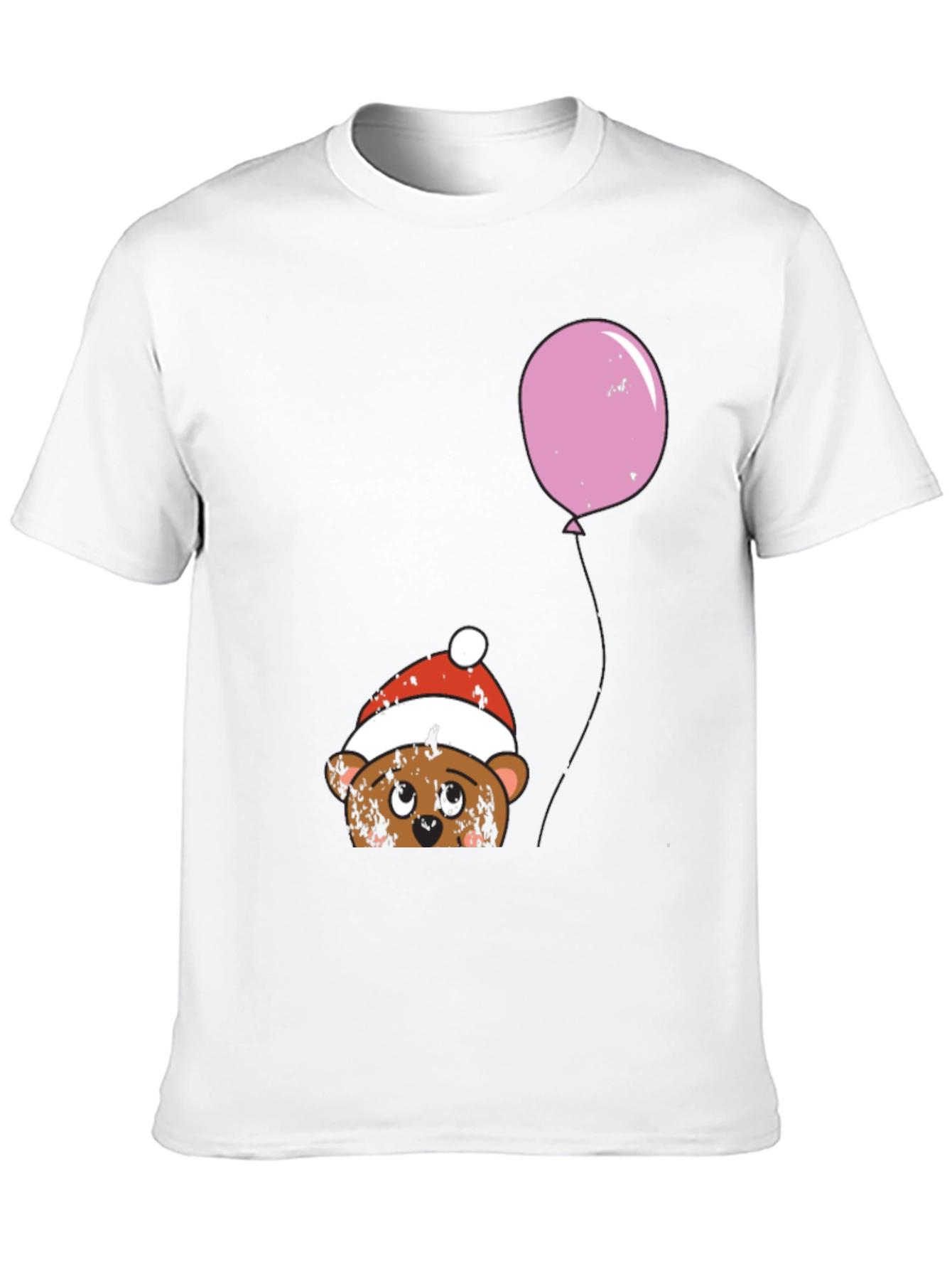 Cute Bear with Balloon Graphic Tee
