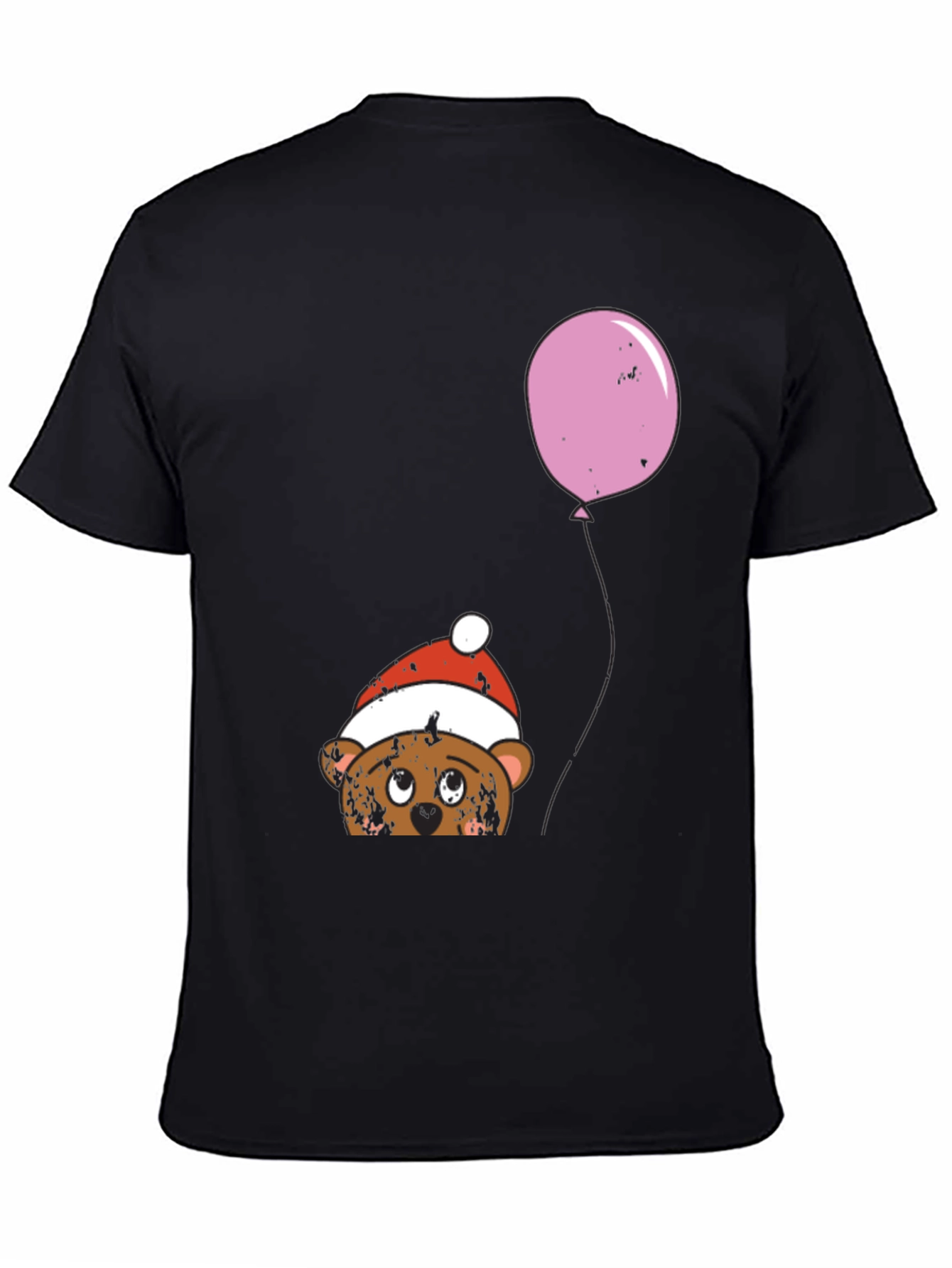 Cute Bear with Balloon Graphic Tee
