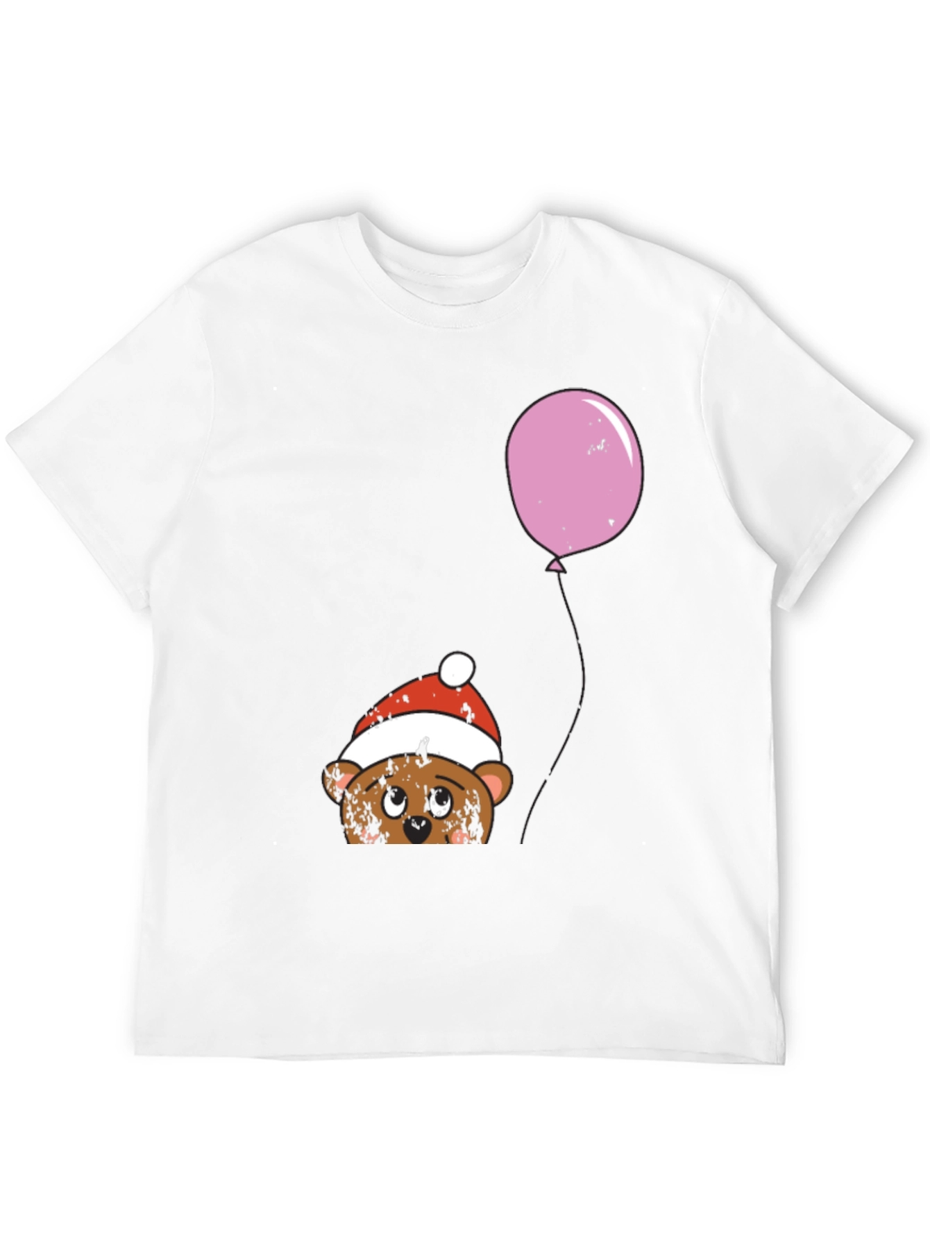 Cute Bear with Balloon Graphic Tee