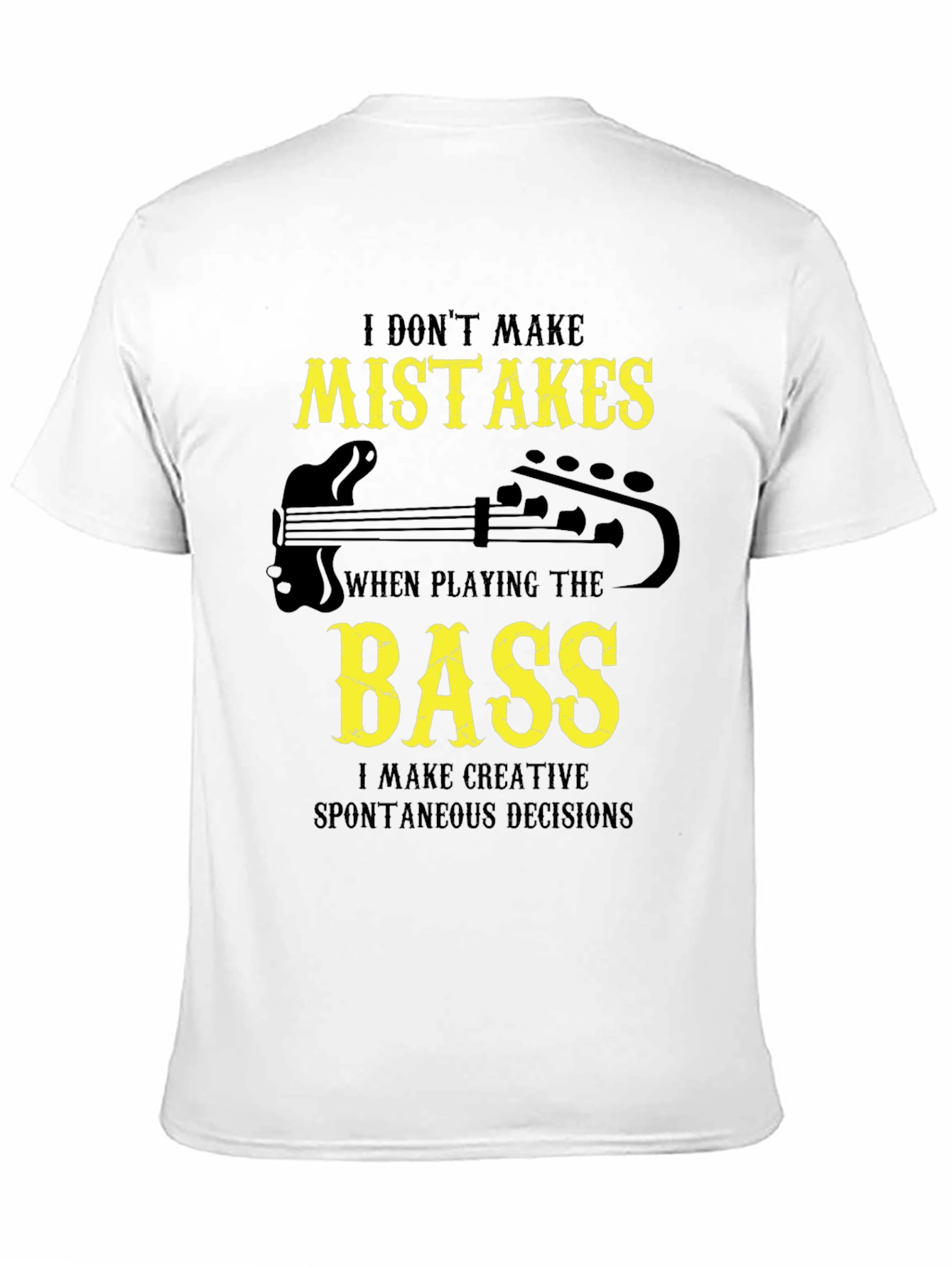 Bass Player Graphic Tee - Creative Decisions T-Shirt
