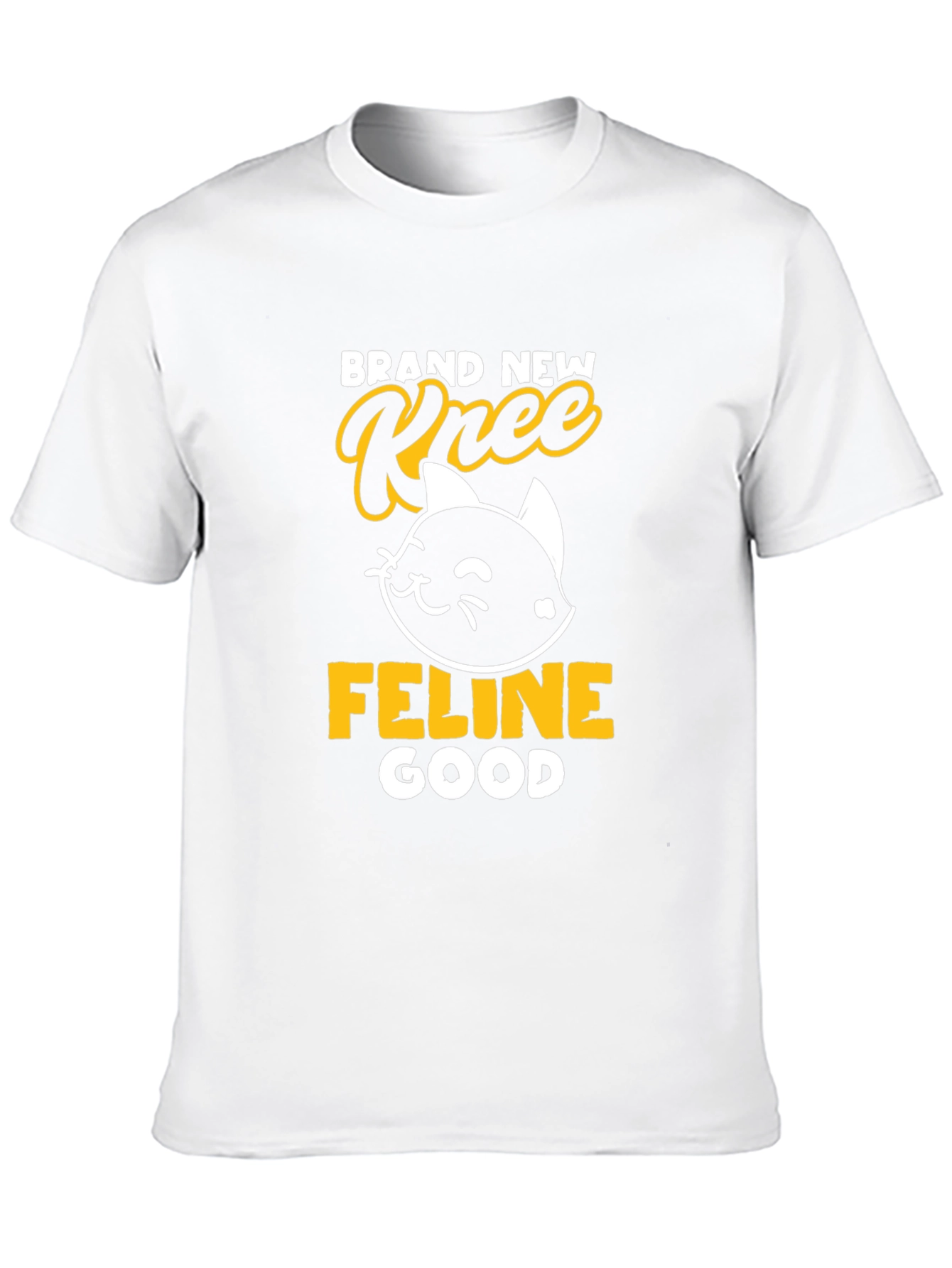 Brand New Knee Feline Good Black T-Shirt