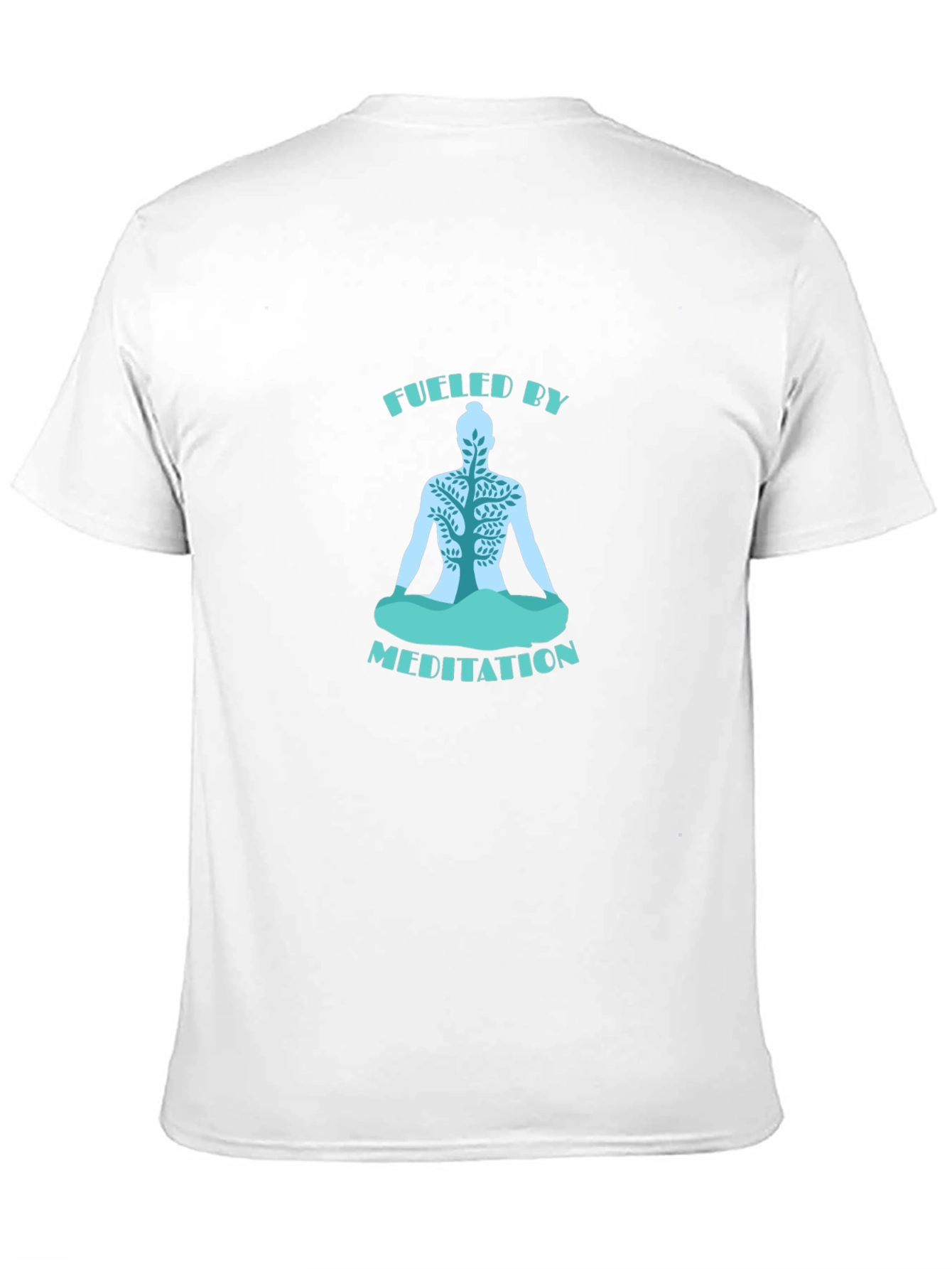 Fueled by Meditation T-Shirt - Black Yoga Tee
