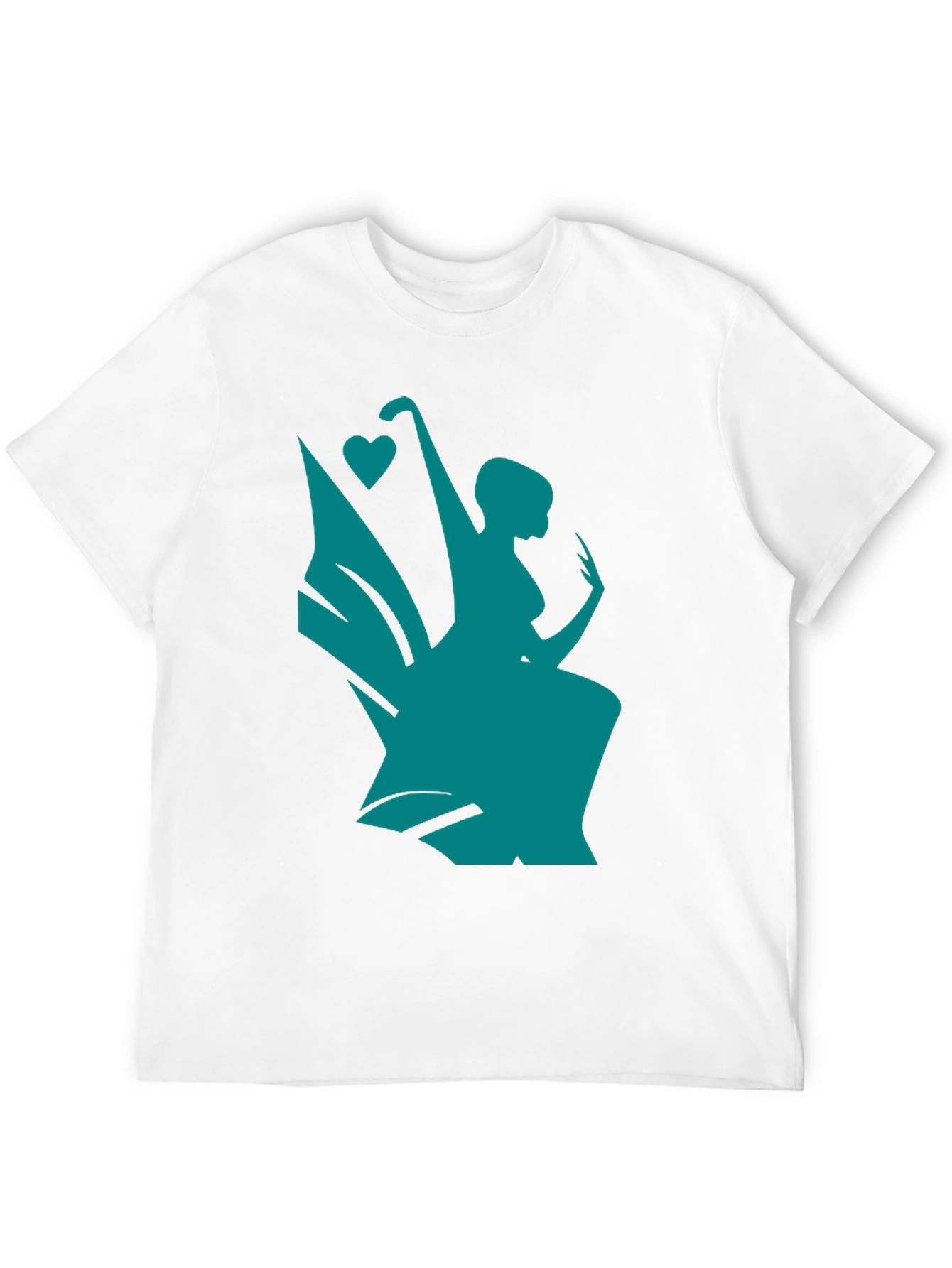 Whimsical Teal Fairy Graphic Tee