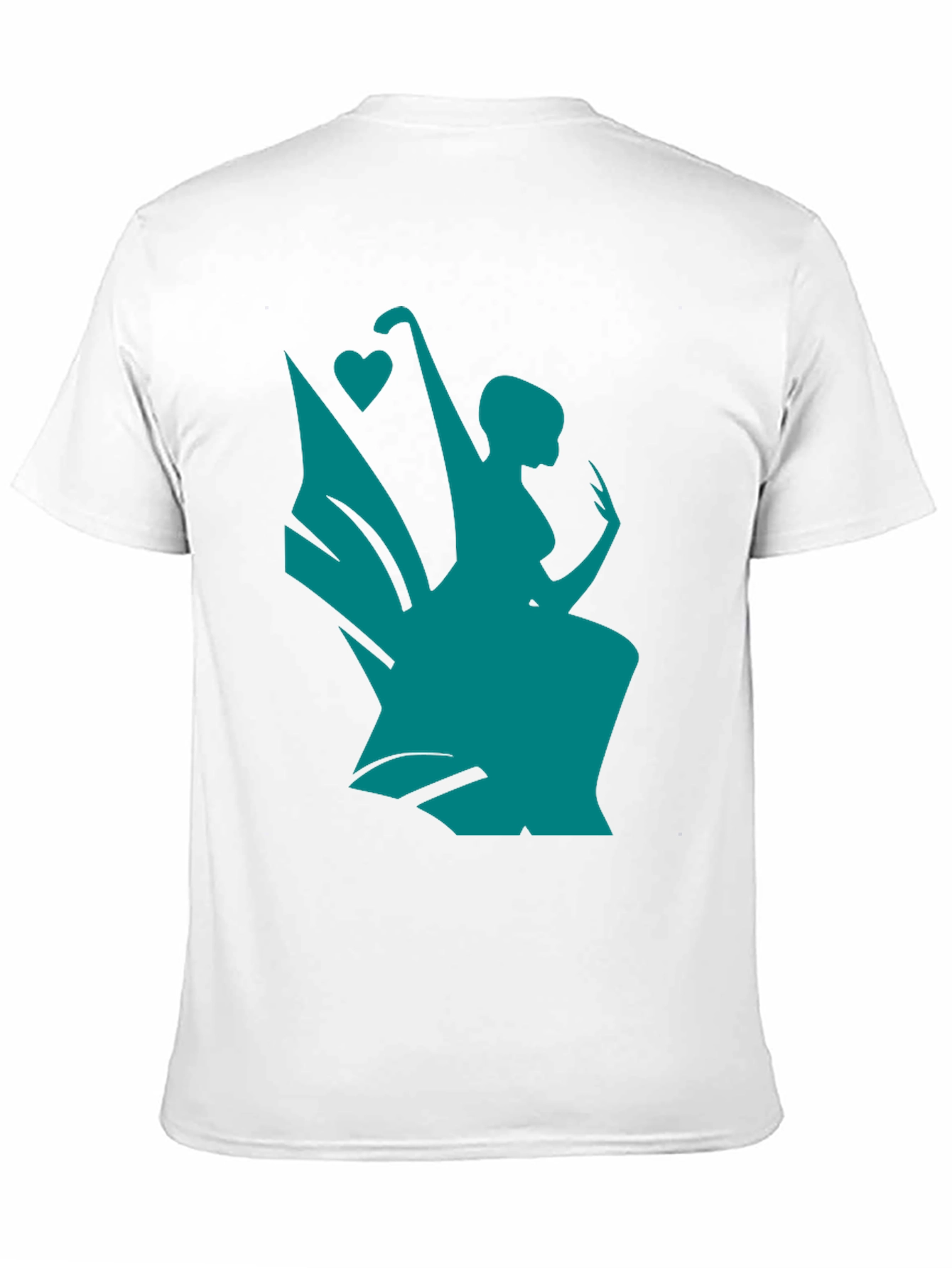 Whimsical Teal Fairy Graphic Tee