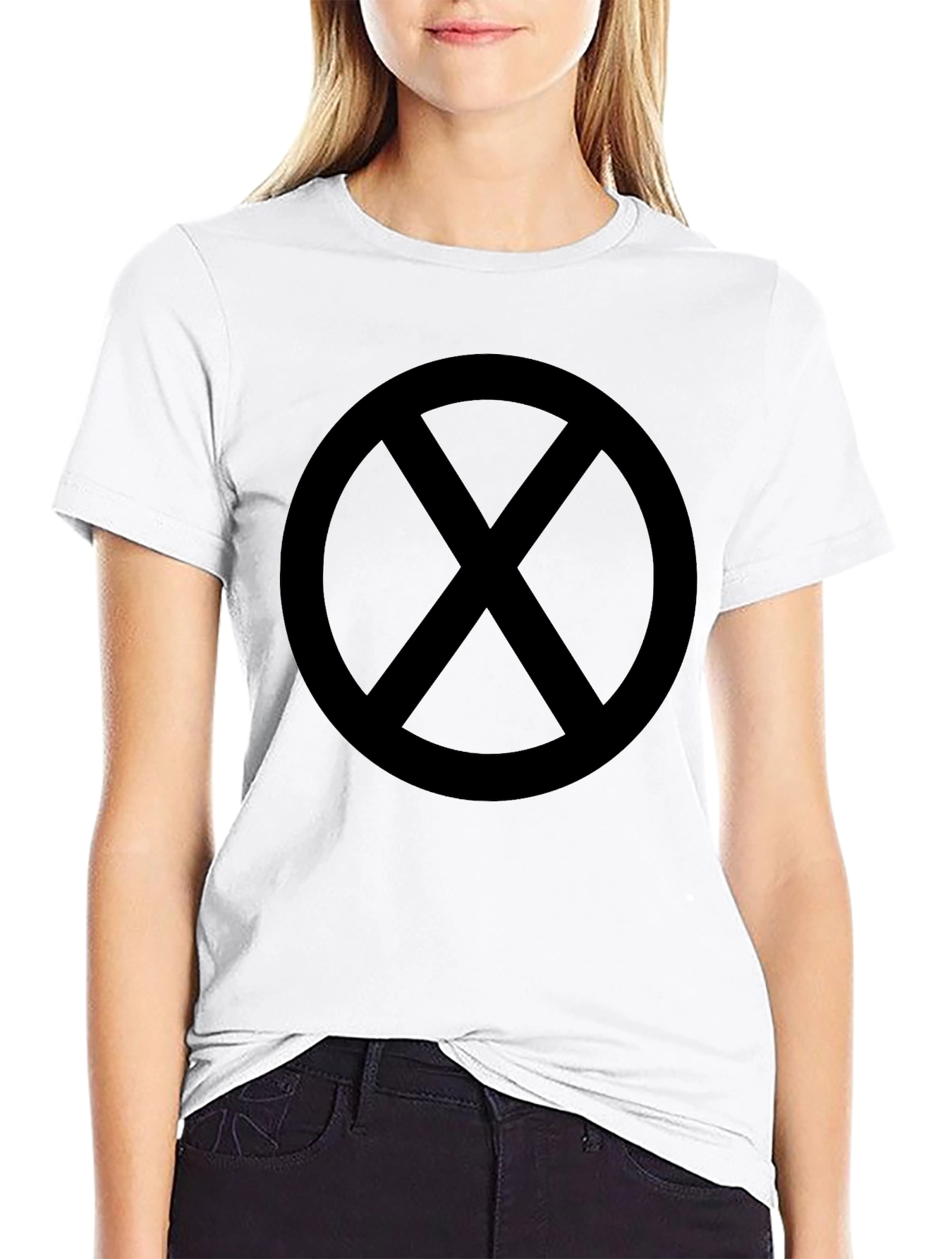 Black Circle X T-Shirt