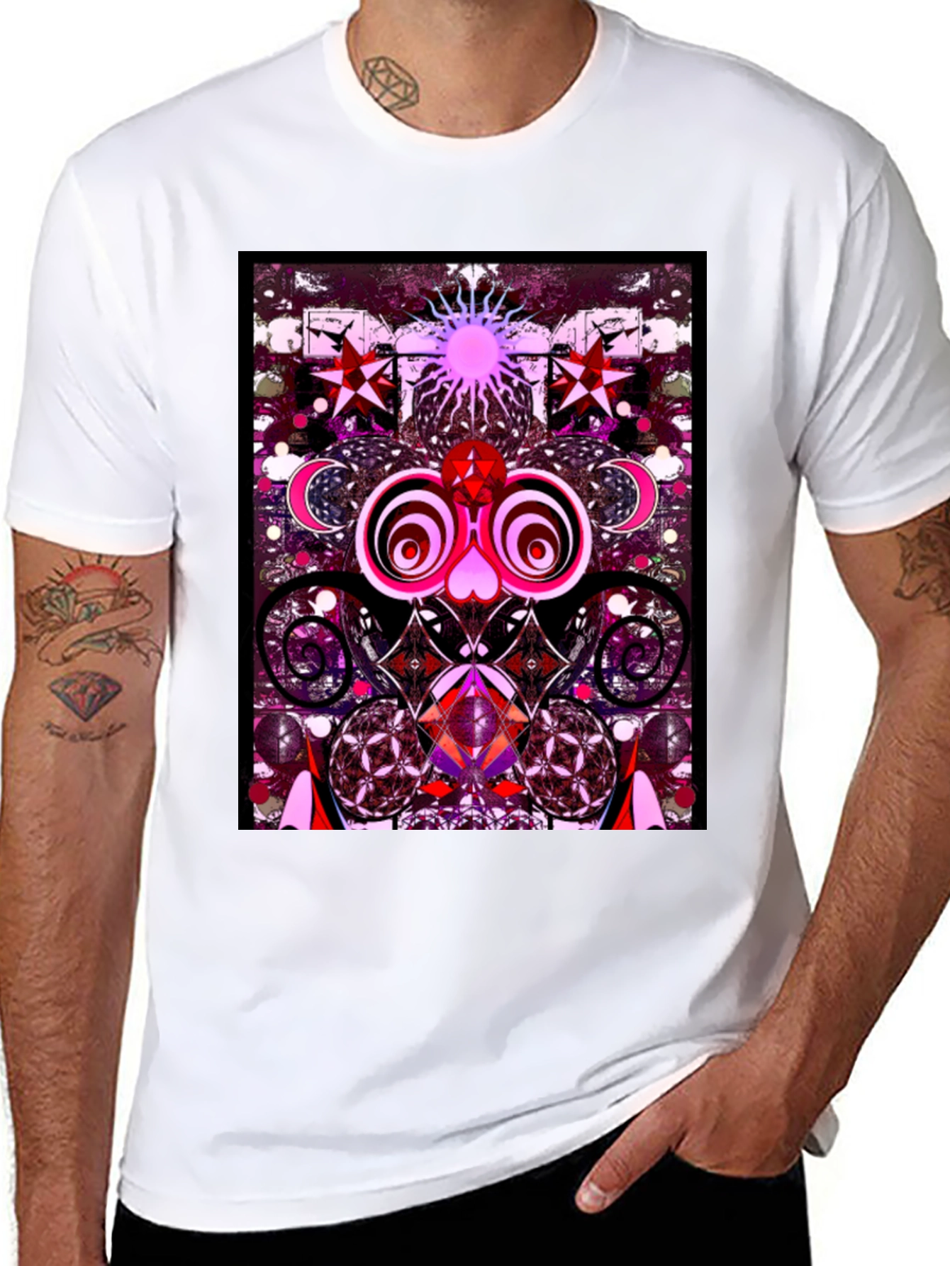 Psychedelic Art Graphic Tee