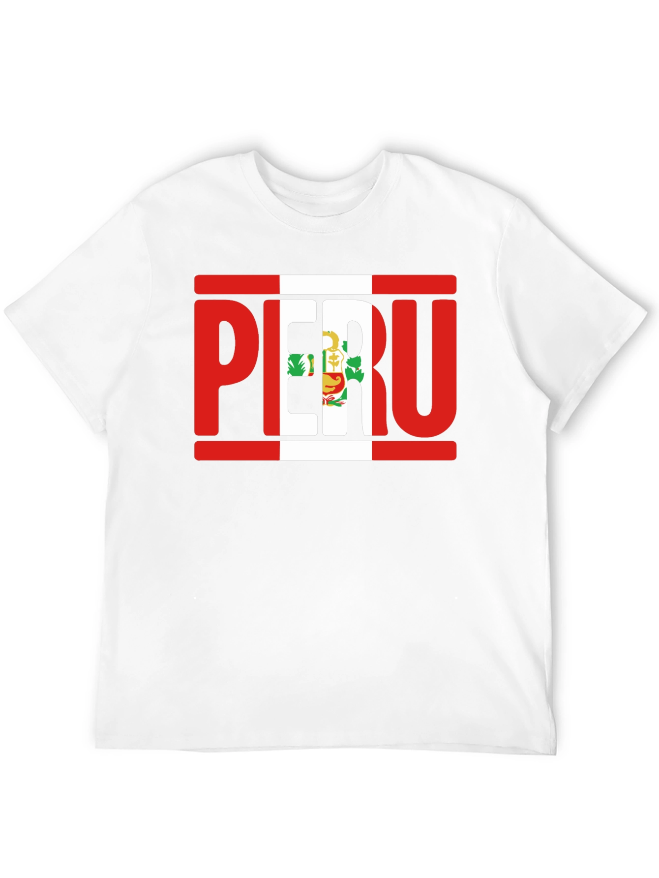 Peru Flag T-Shirt Country Pride Tee