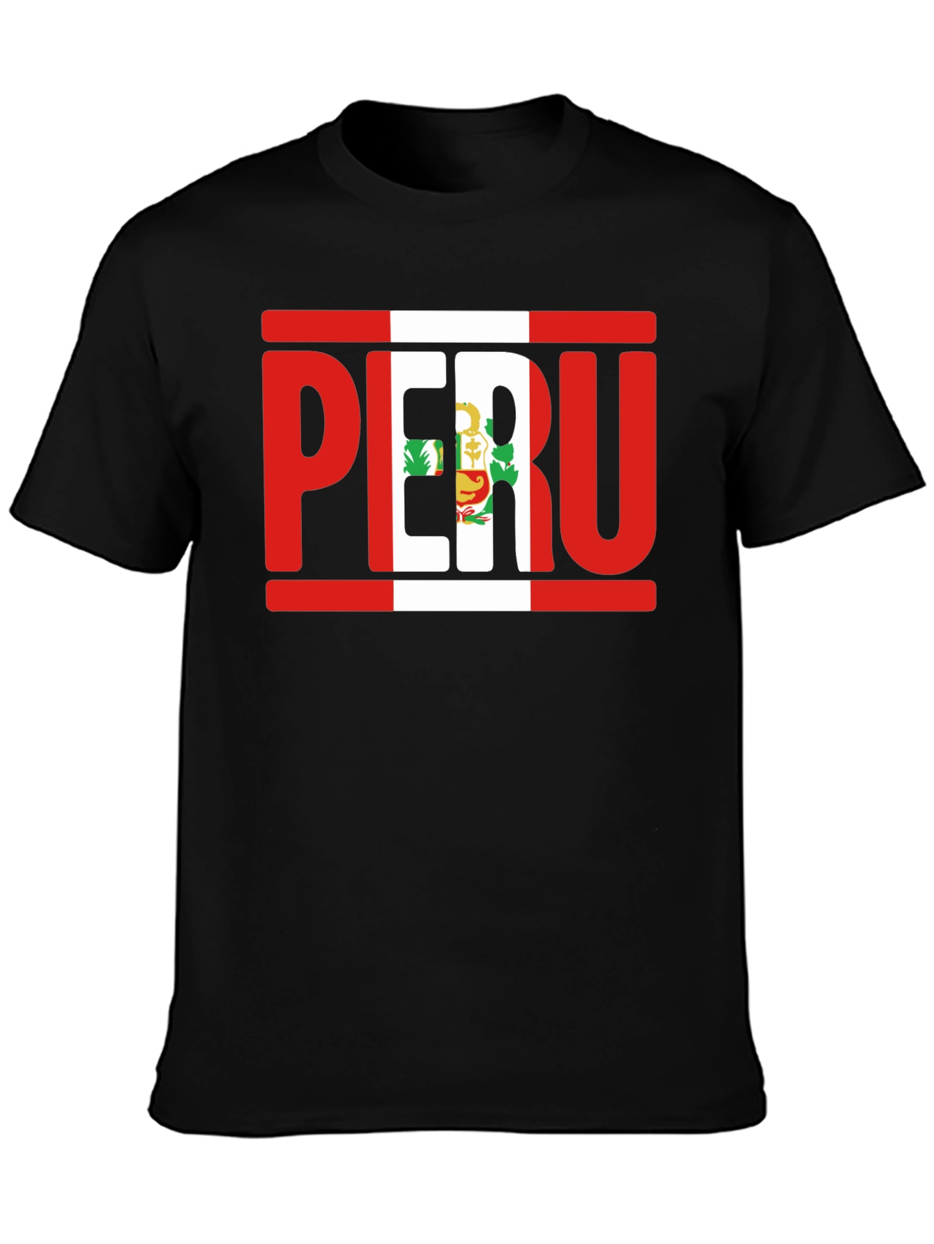 Peru Flag T-Shirt Country Pride Tee