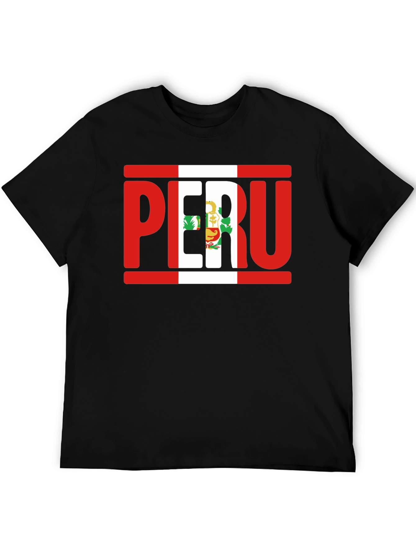 Peru Flag T-Shirt Country Pride Tee