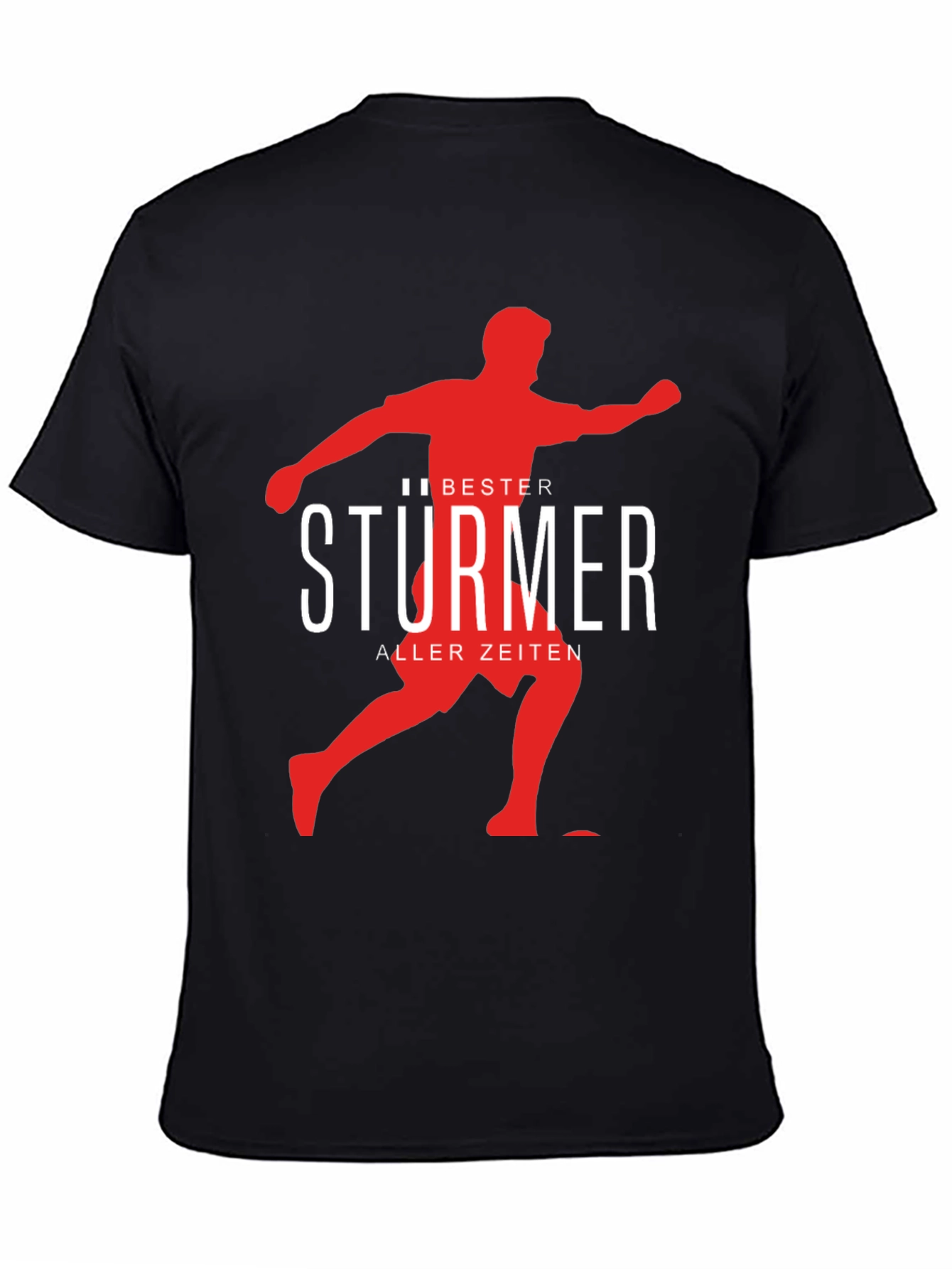 Bester Sturmer T-Shirt: Soccer Player Graphic Tee