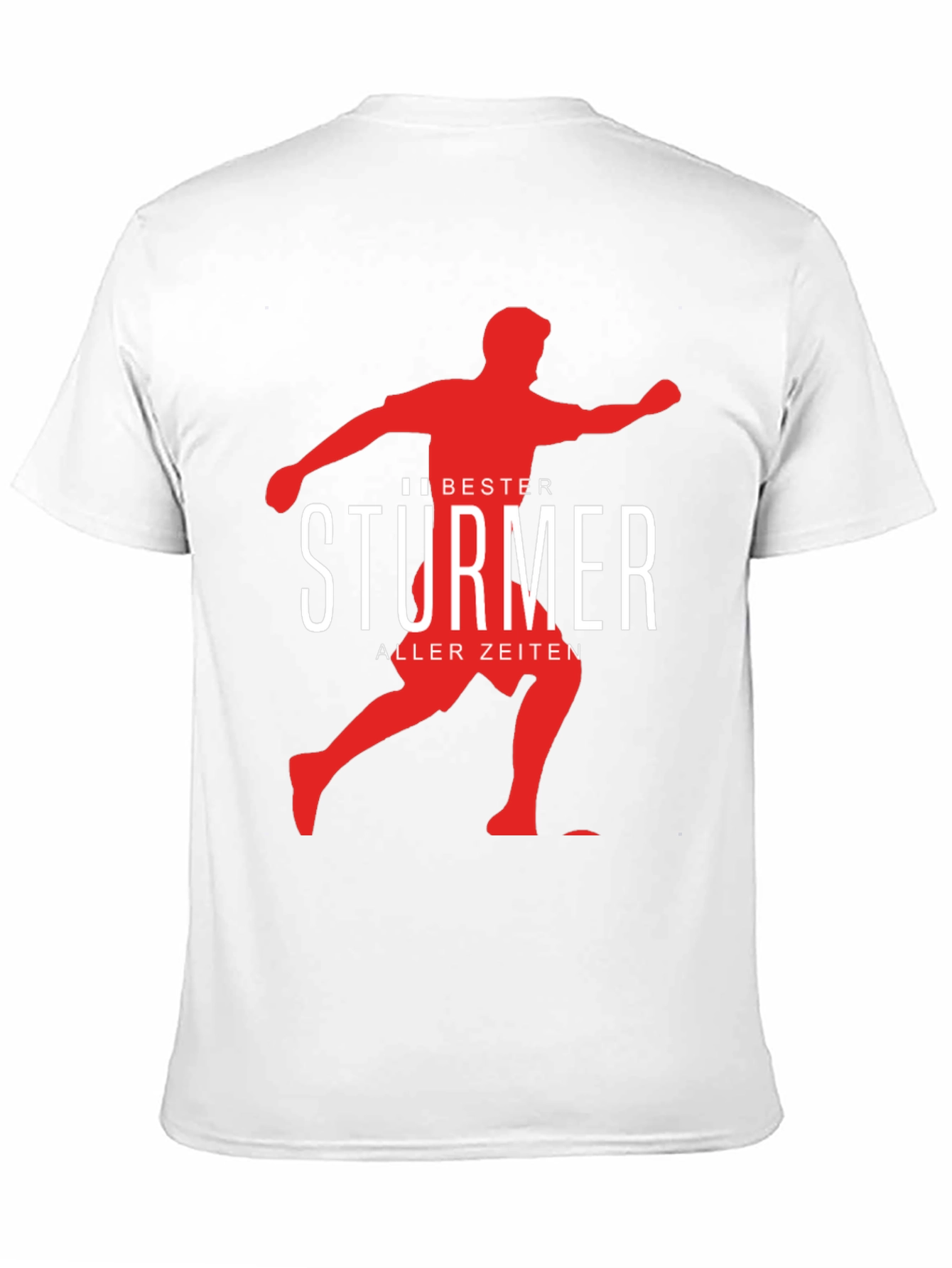 Bester Sturmer T-Shirt: Soccer Player Graphic Tee