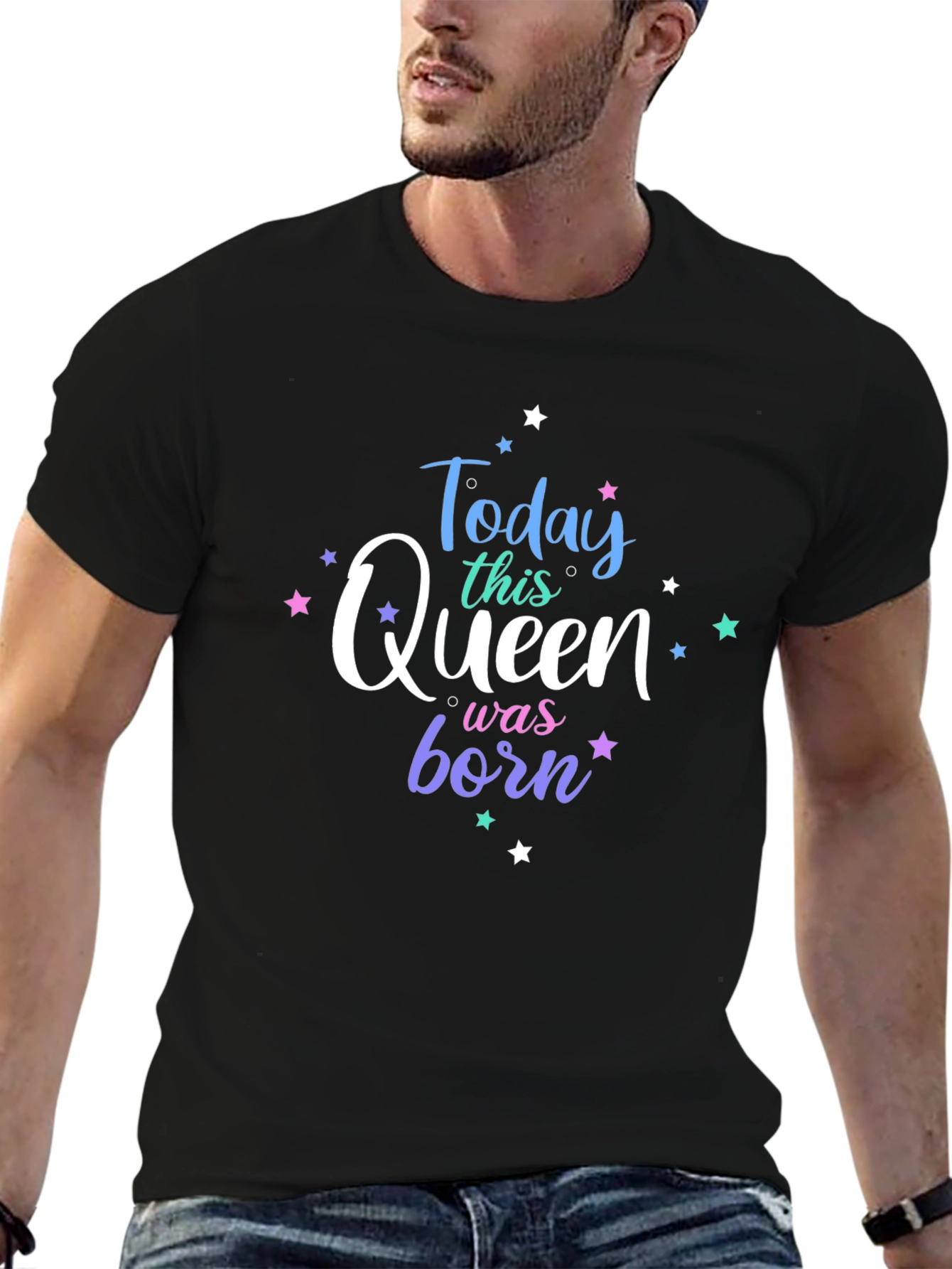 Today This Queen Was Born Graphic Tee