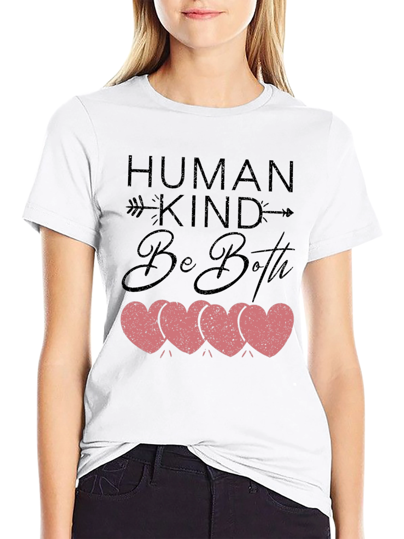 Human Kind Be Both Heart Tee